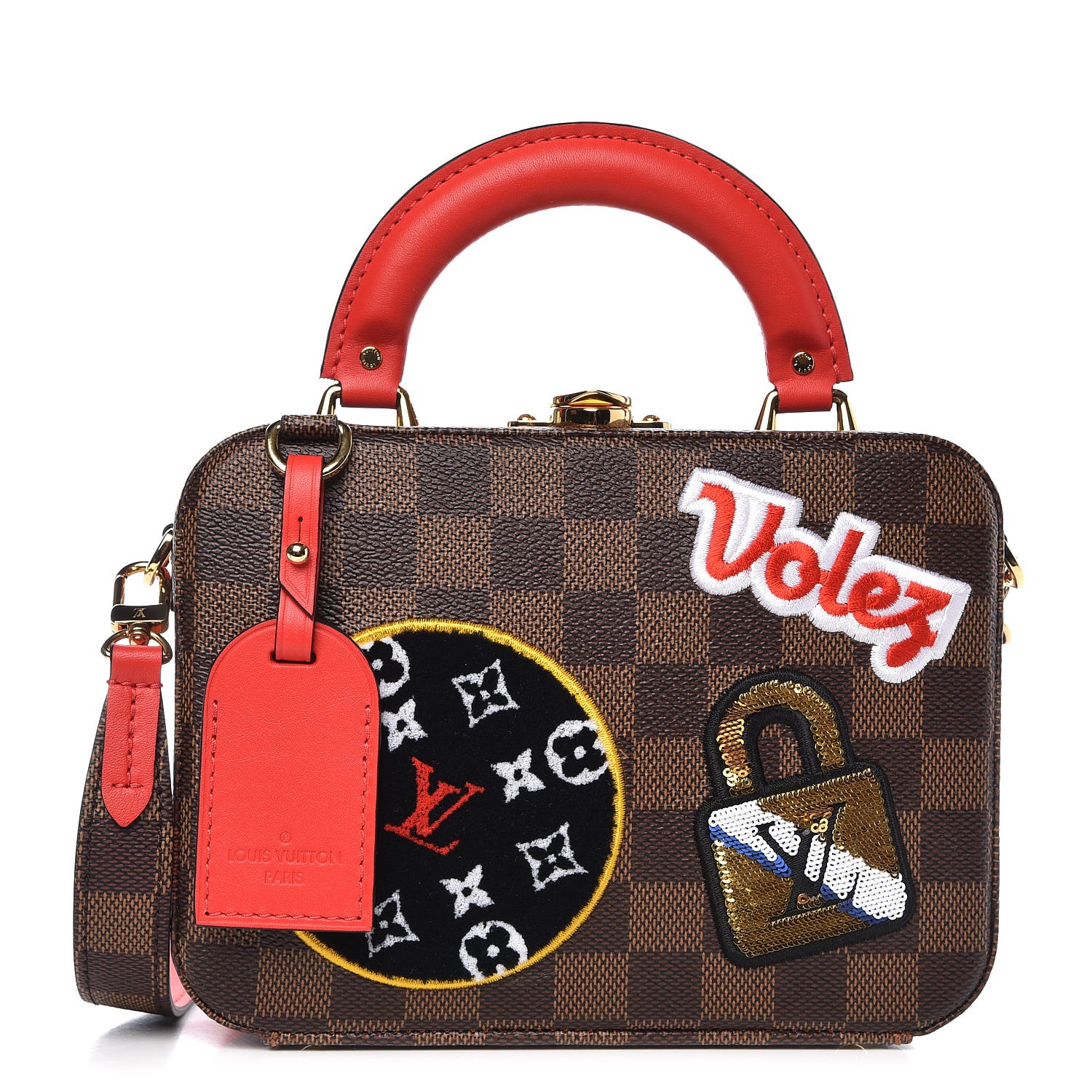 LOUIS VUITTON Damier Ebene LV Stories Box 297555