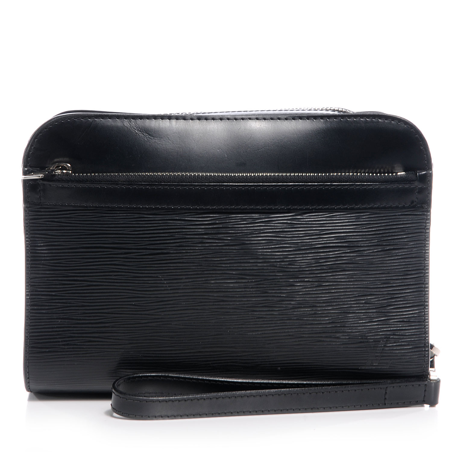 louis vuitton wristlet black LOUIS VUITTON Epi Hoche Wristlet Black 60529