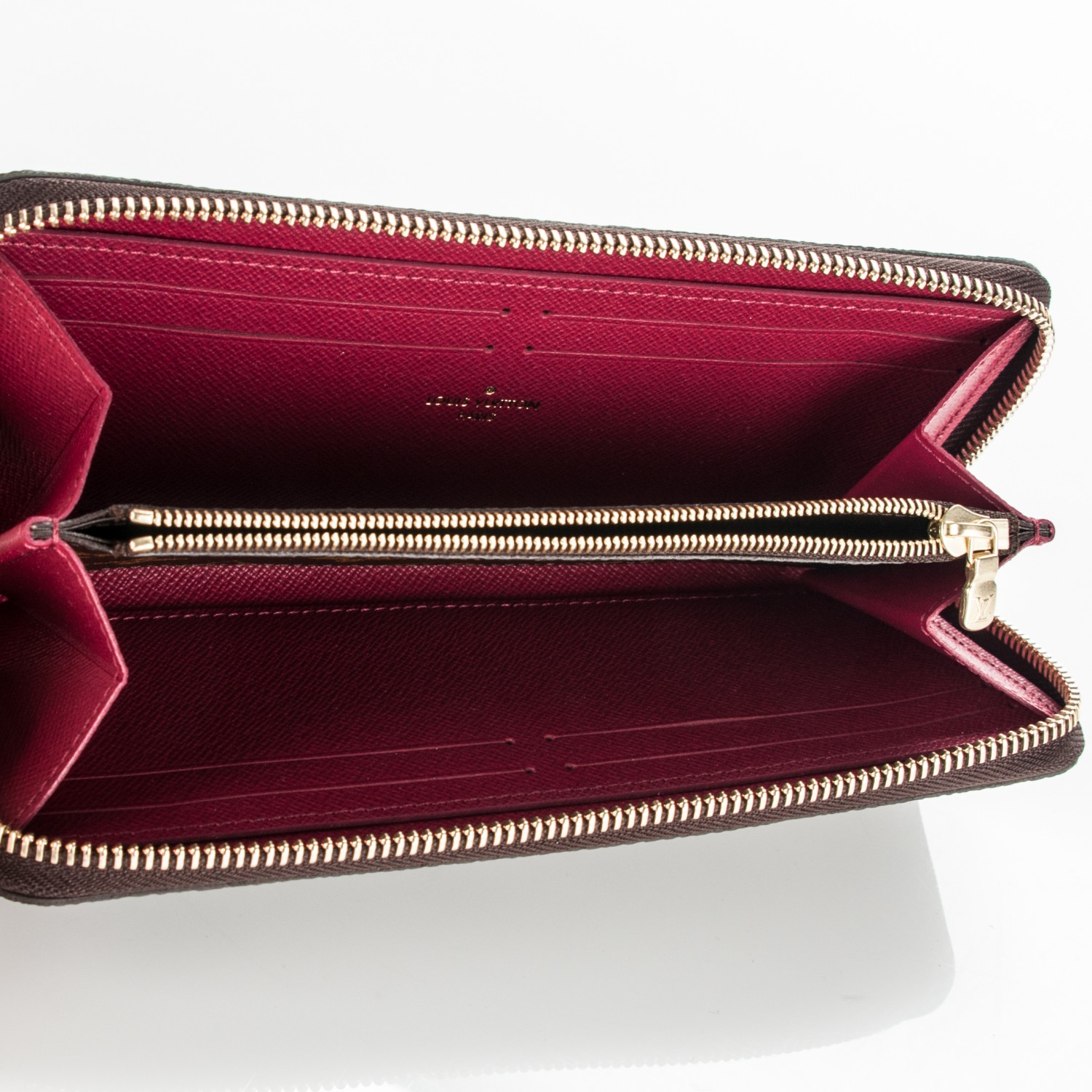 LOUIS VUITTON Monogram Clemence Wallet Fuchsia 192391