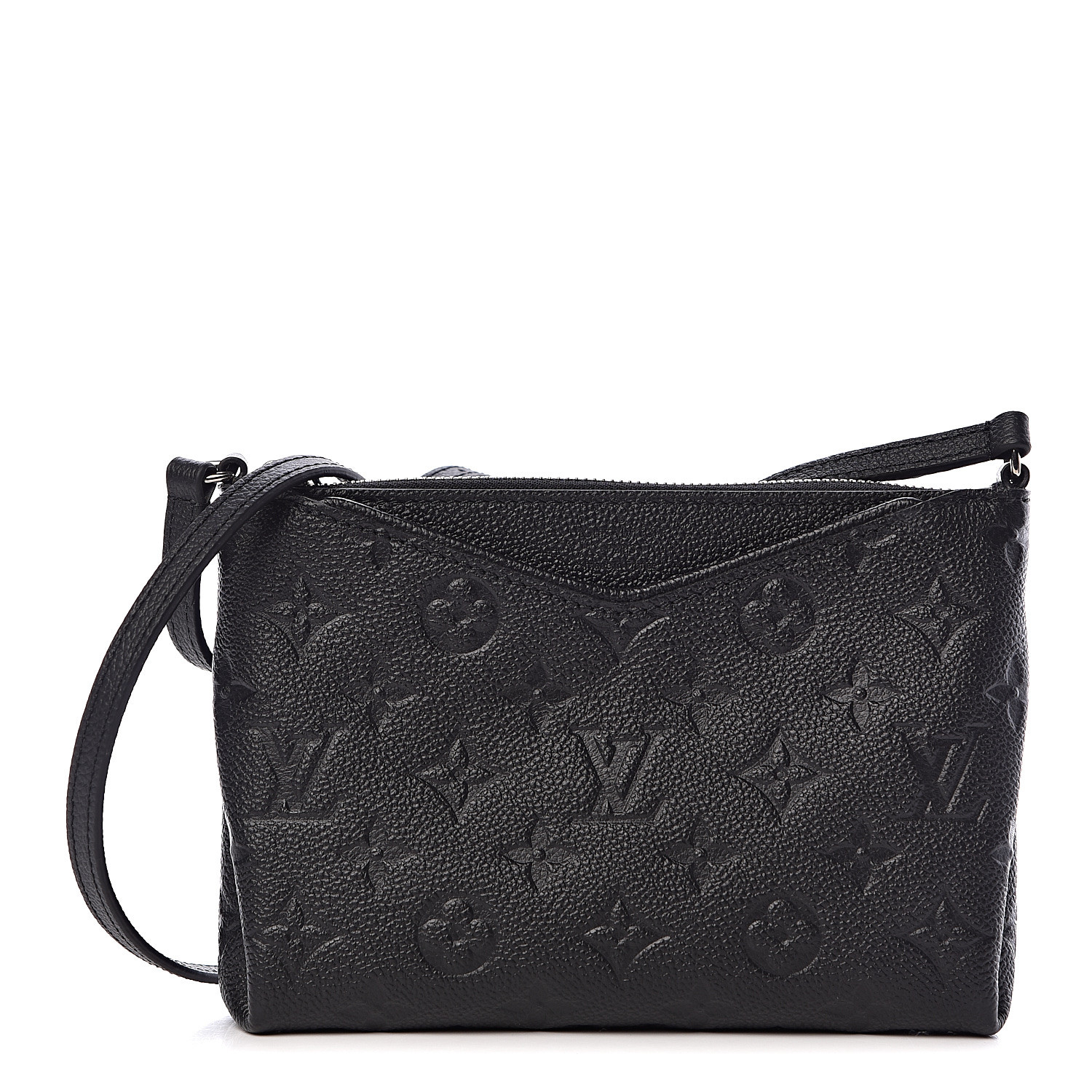 louis vuitton black embossed crossbody