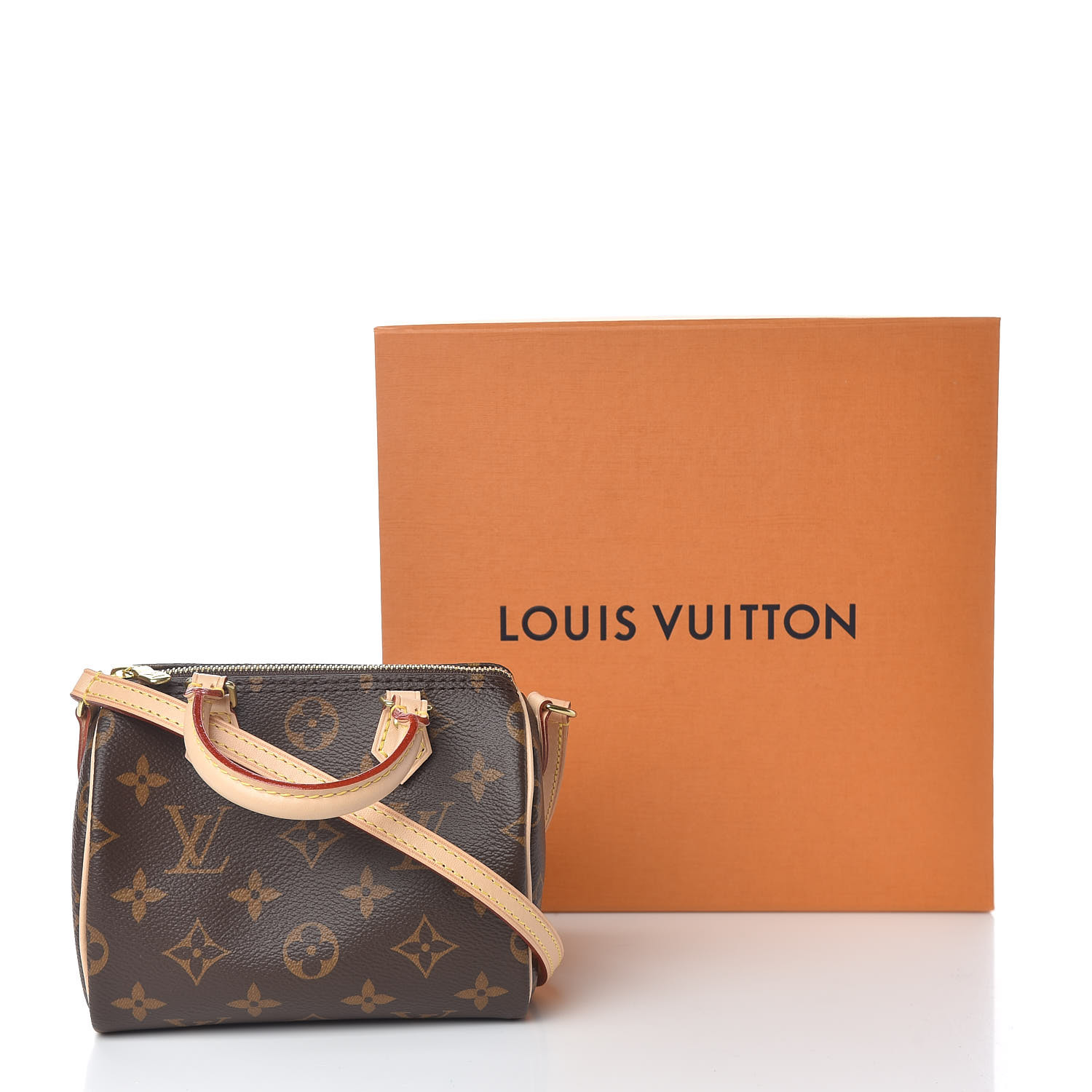 LOUIS VUITTON Monogram Nano Speedy 475591