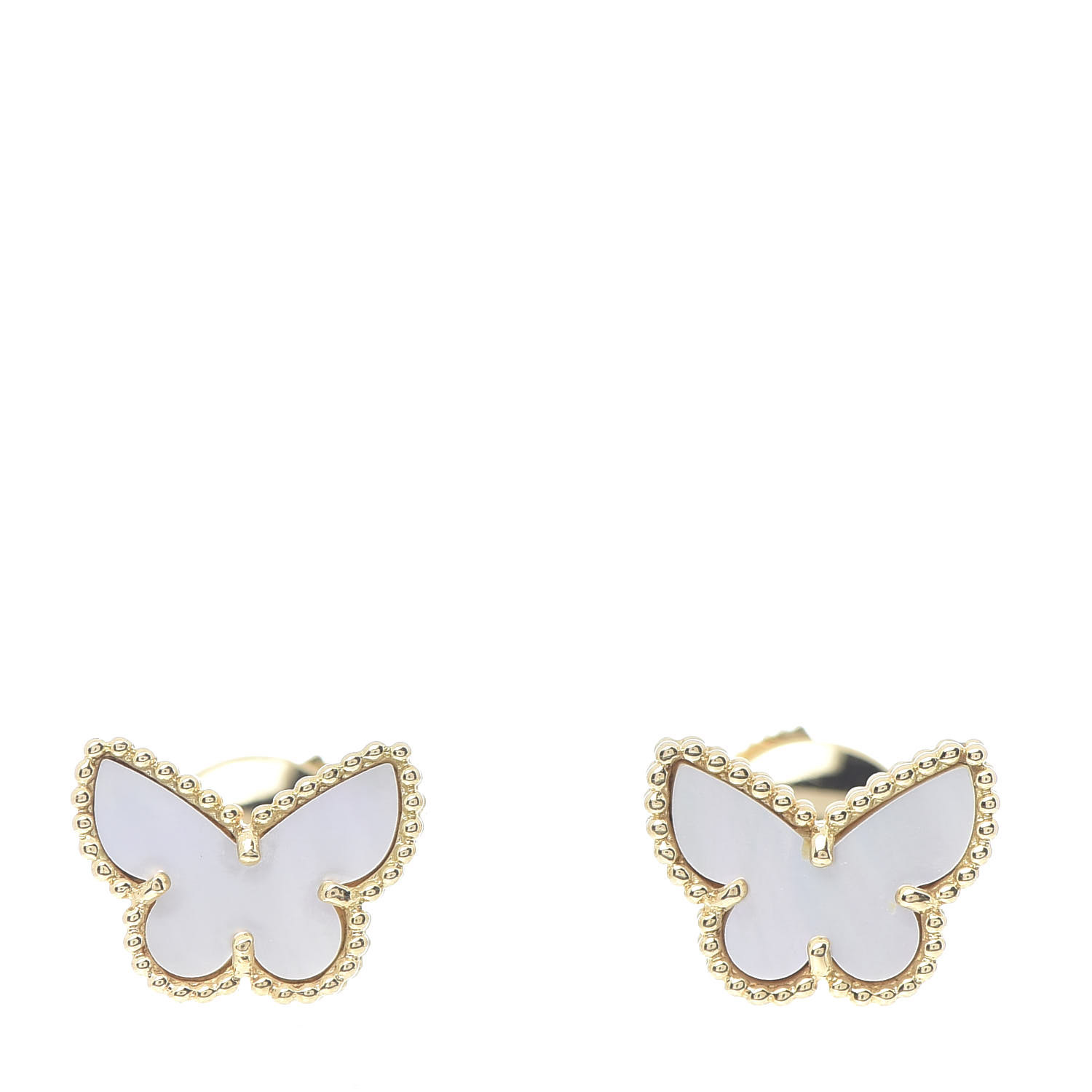 mother of pearl butterfly earrings