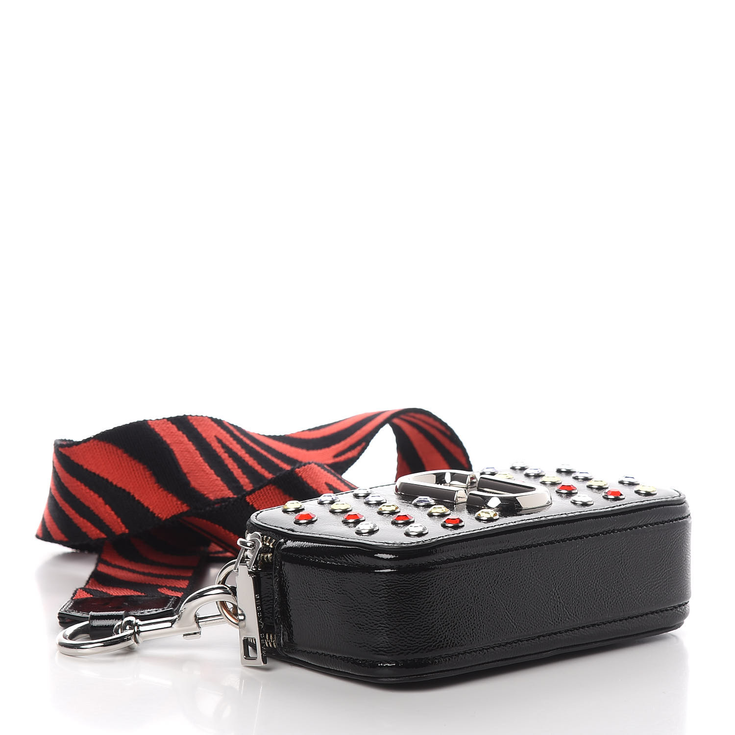 marc jacobs black small snapshot camera bag