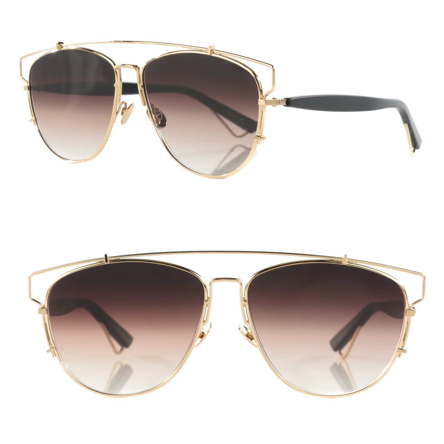 dior technologic sunglasses gold