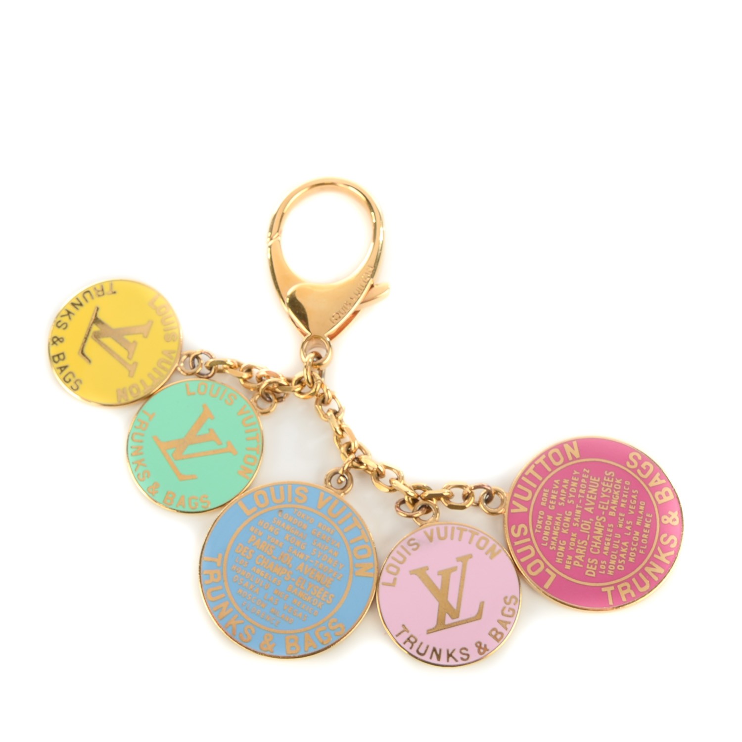 LOUIS VUITTON Globe Trunks and Bags Bag Charm Multicolor 126297