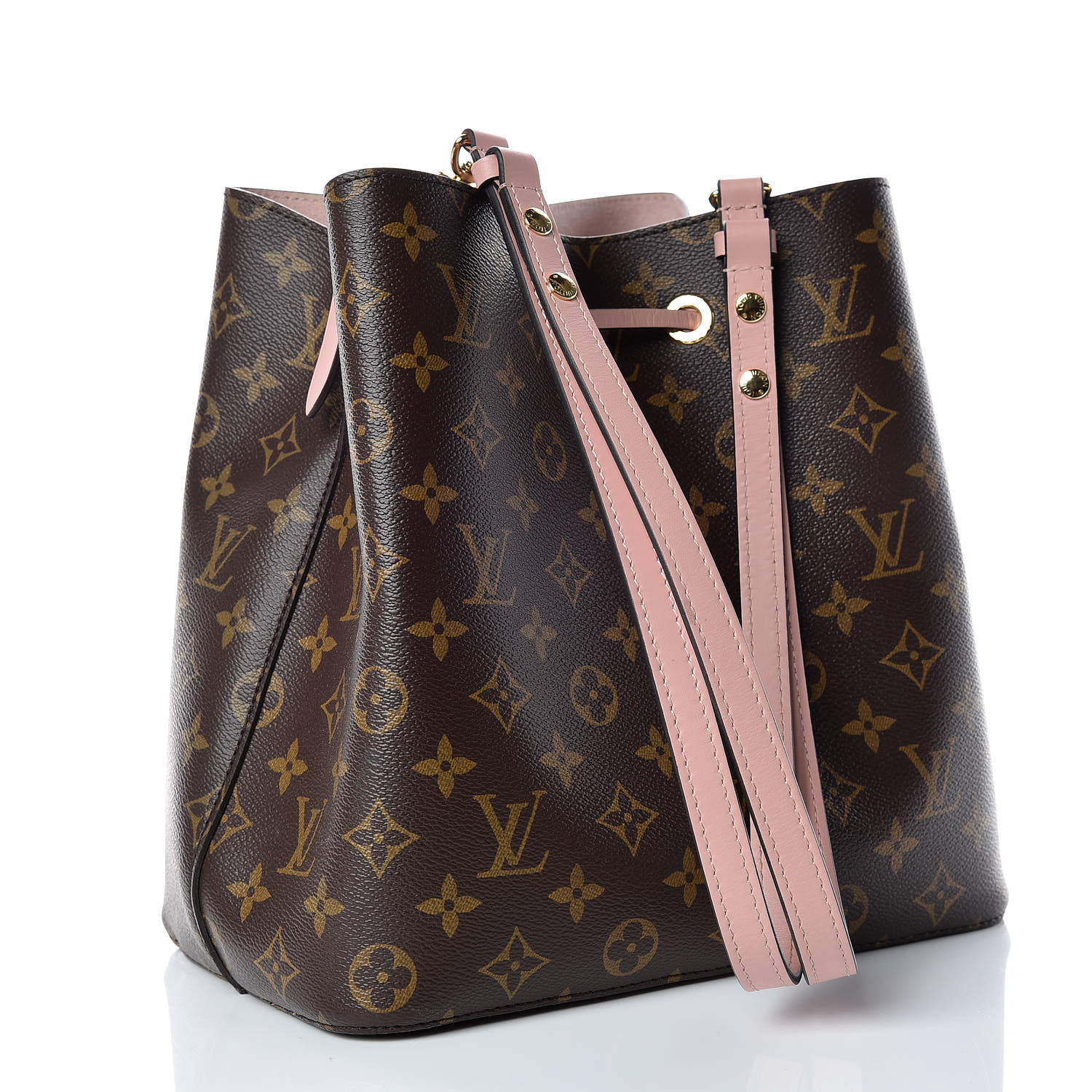 LOUIS VUITTON Monogram Canvas MM Neo Noe ROSE POUDRE Bucket Bag Preowned