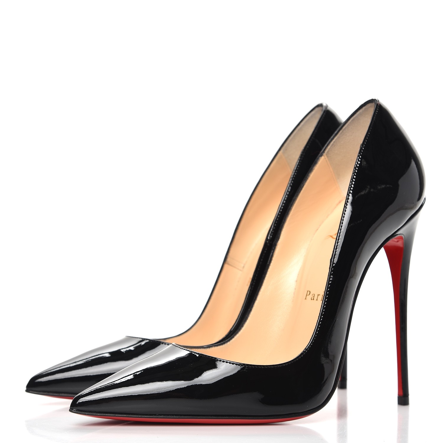 louboutin black patent leather heels