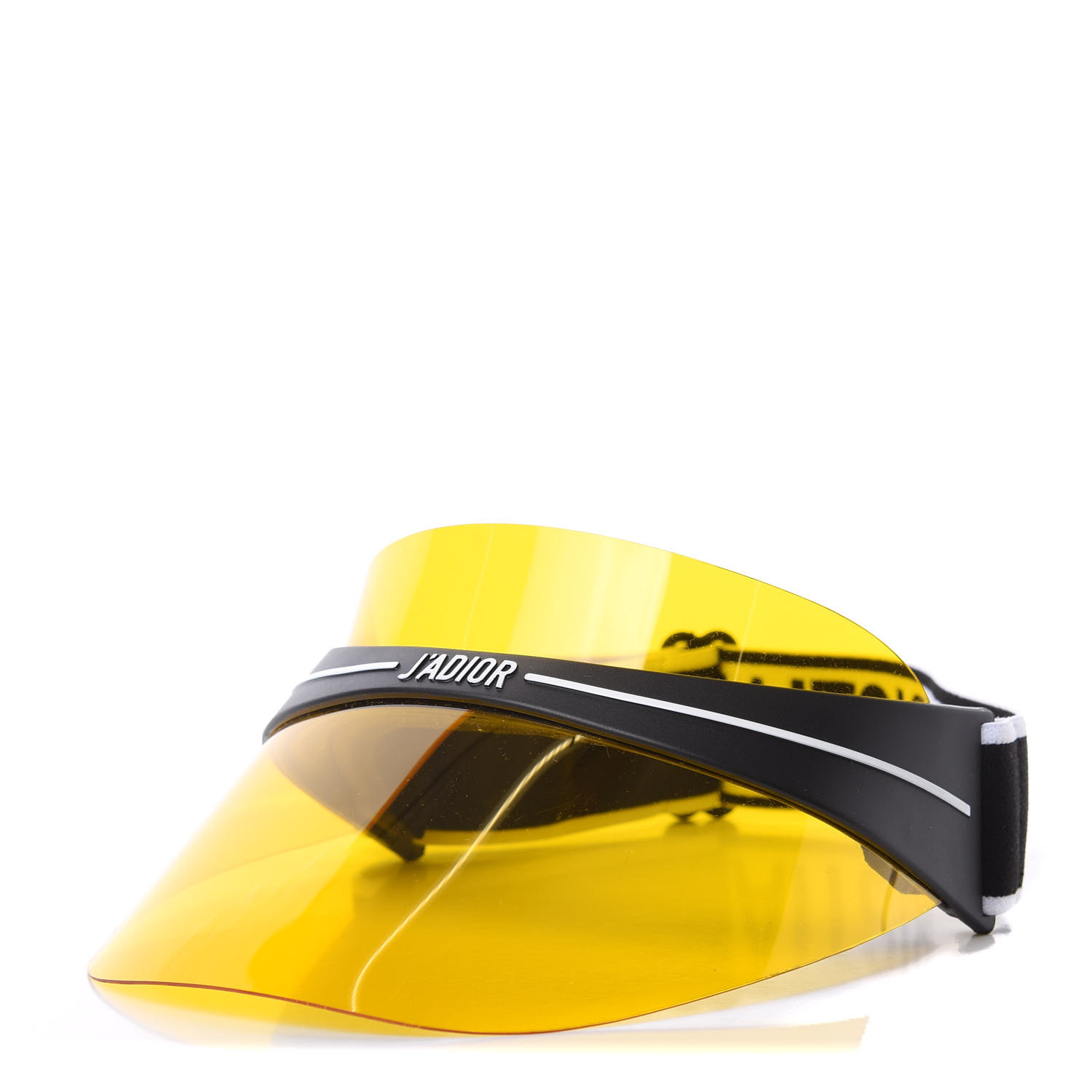 yellow dior visor