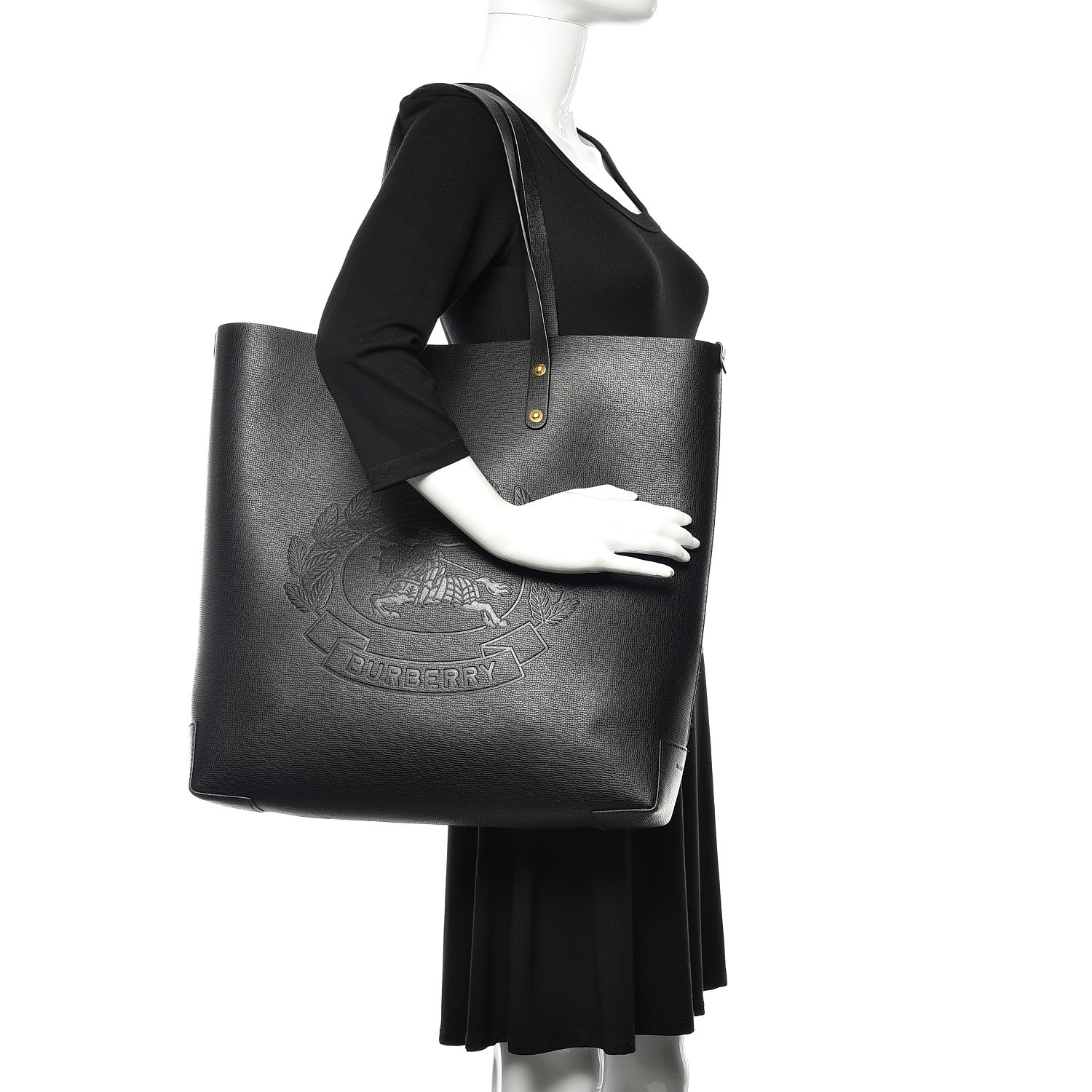 burberry embossed tote