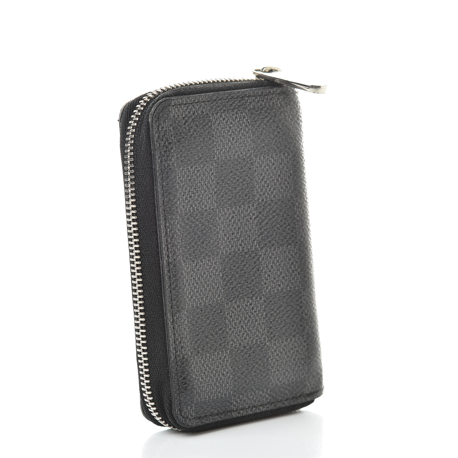 LOUIS VUITTON Damier Graphite Zippy Coin Purse Vertical 518616