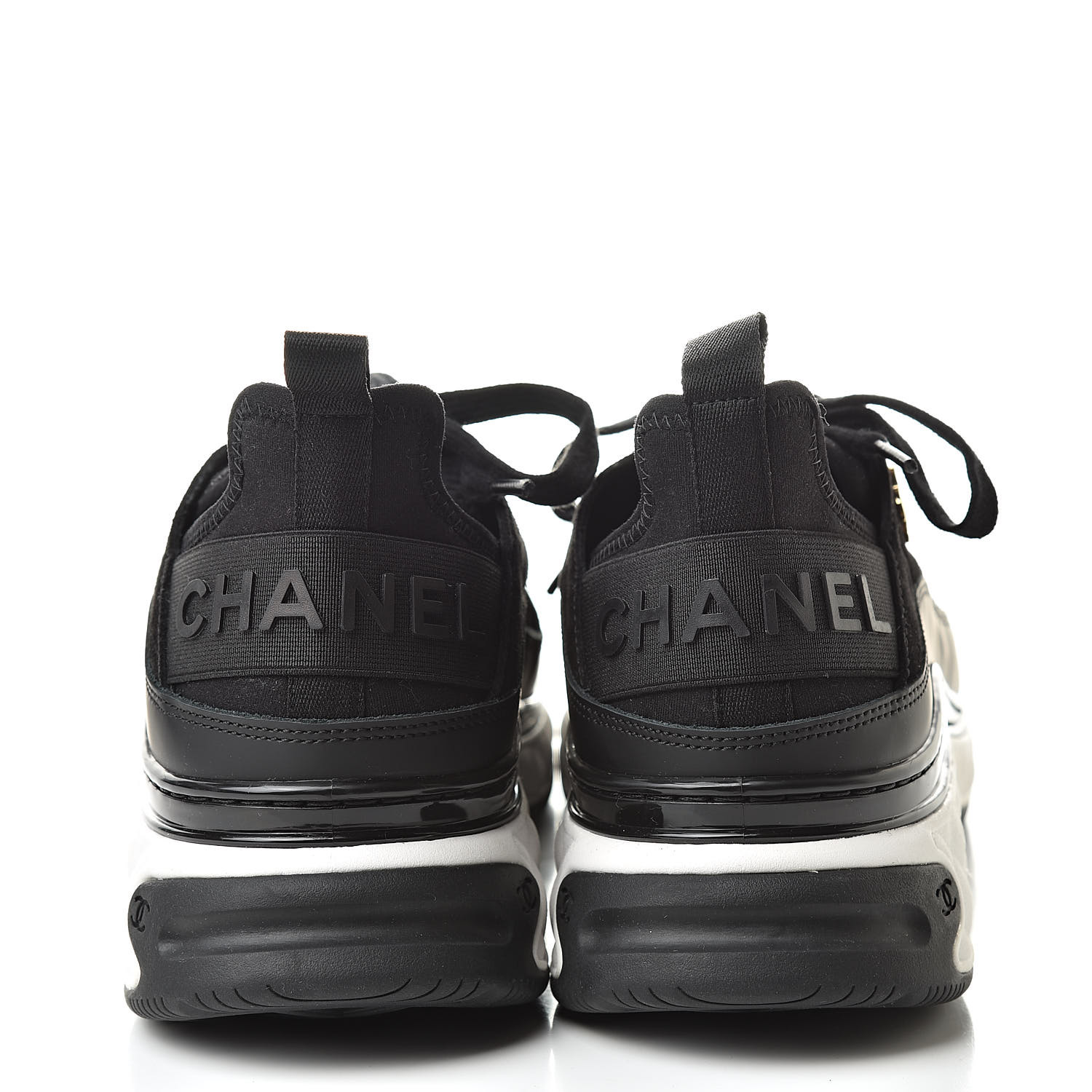 fabric calfskin suede cc sneakers