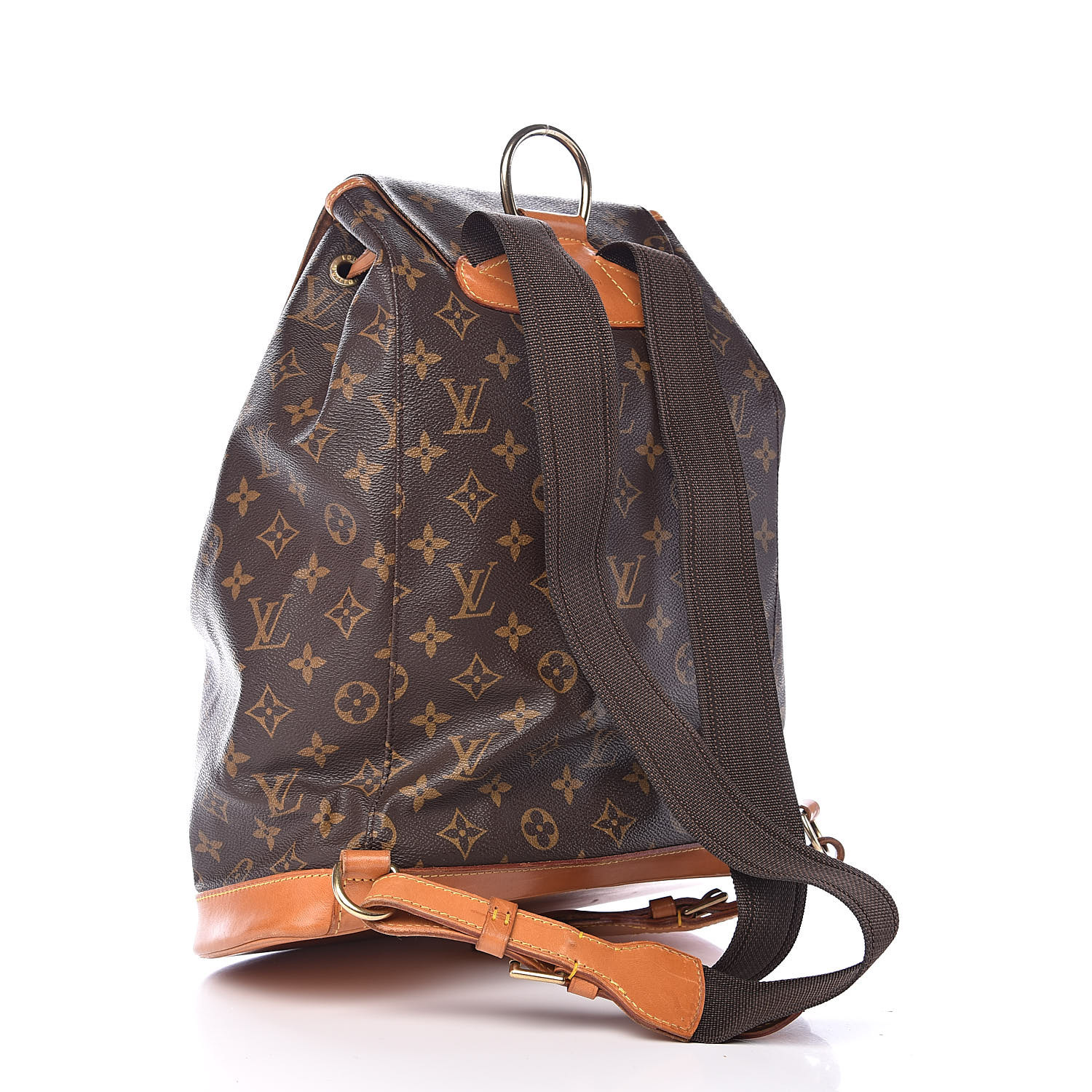 Louis Vuitton, Bags, Authentic Louis Vuitton Backpack Bag Montsouris Gm  Monogram Used Lv Handbag Vint