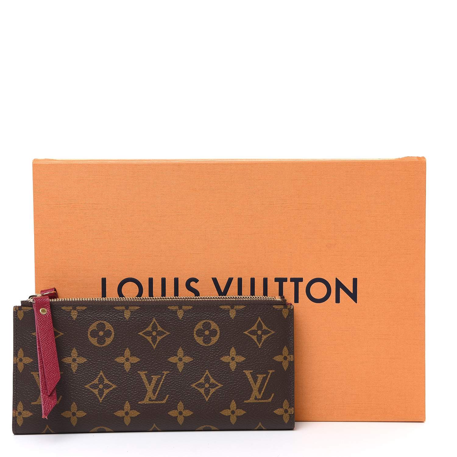 LOUIS VUITTON Monogram Adele Wallet Fuchsia 556033