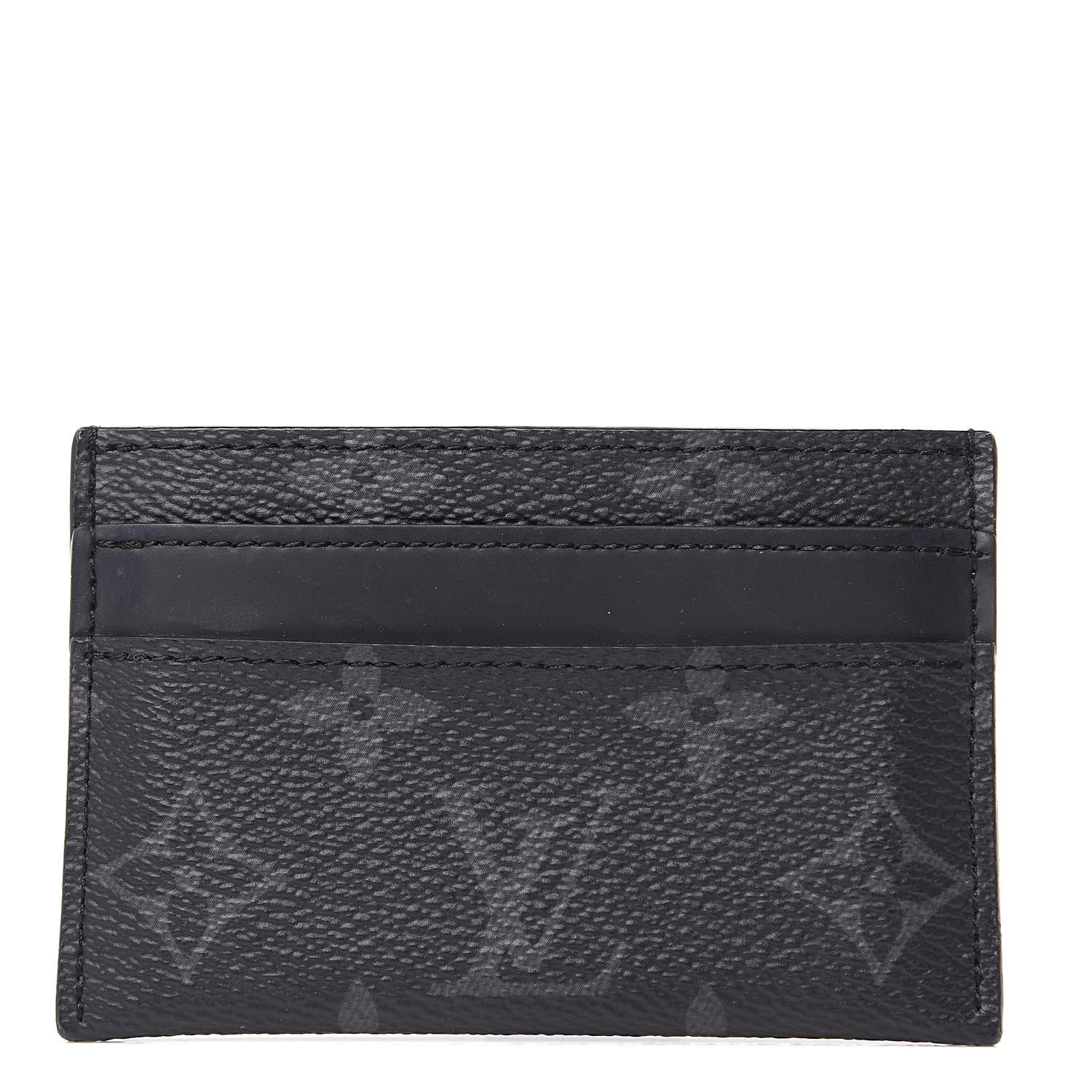 Louis Vuitton Porte Carte Double Card Holder Monogram Blue in