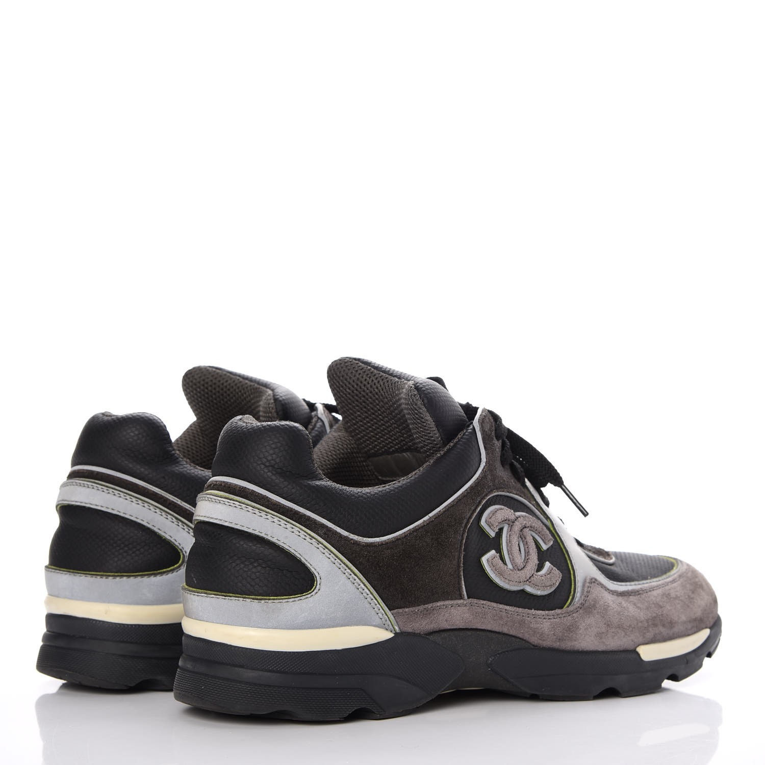 chanel cc calfskin sneakers