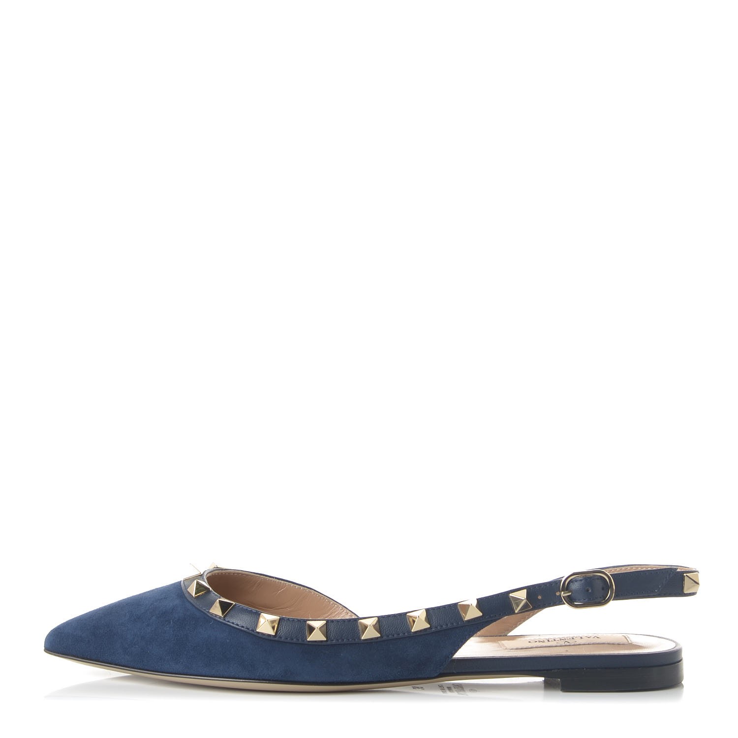 valentino suede flats