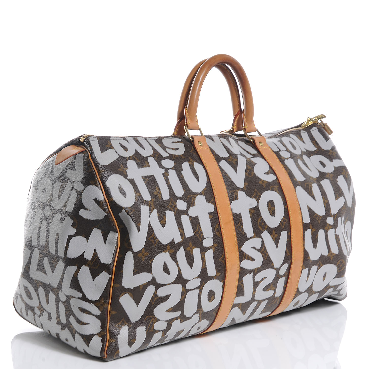 Louis Vuitton Limited Edition Silver Graffiti Stephen Sprouse Pochette  Porte Monnaie Wallet - Yoogi's Closet