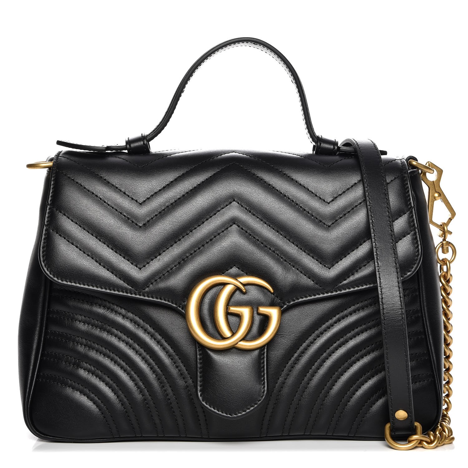 Small GG Marmont Top Handle Bag 