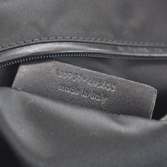 SAINT LAURENT Patent Leather Oversized Muse Black 38817 | FASHIONPHILE