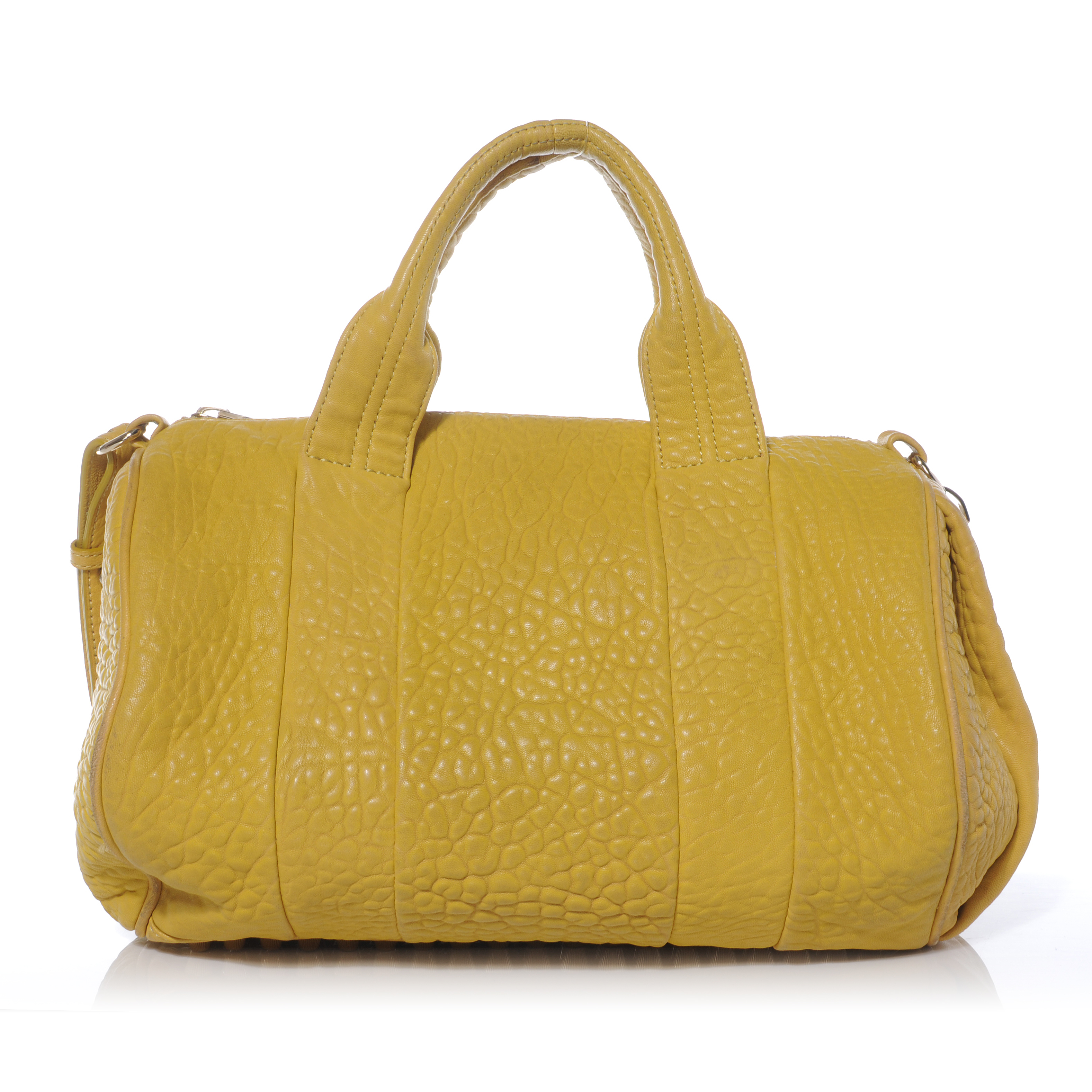 ALEXANDER WANG Leather Rocco Yellow 43191 | FASHIONPHILE