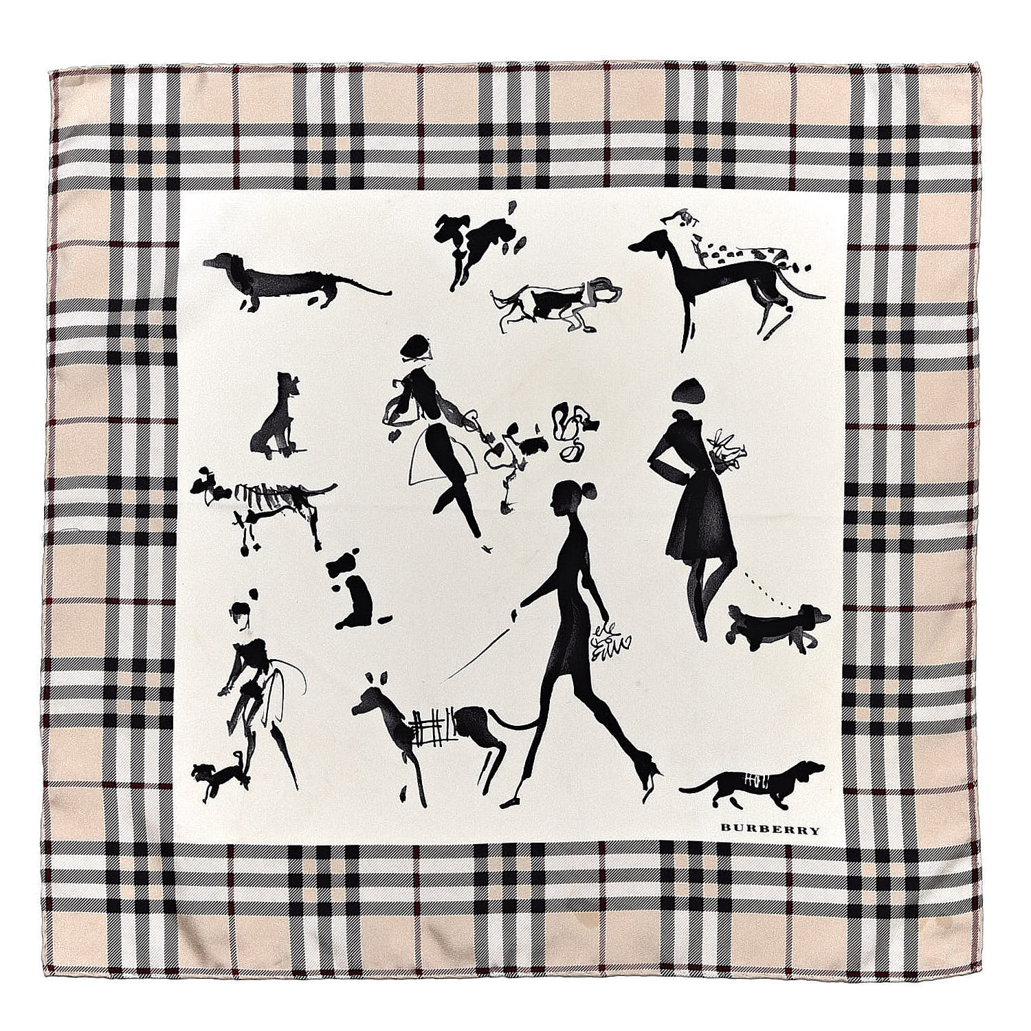 burberry dog scarf