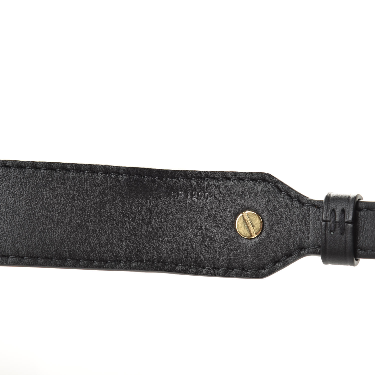 LOUIS VUITTON Monogram Bandouliere Shoulder Strap XL Black 520971