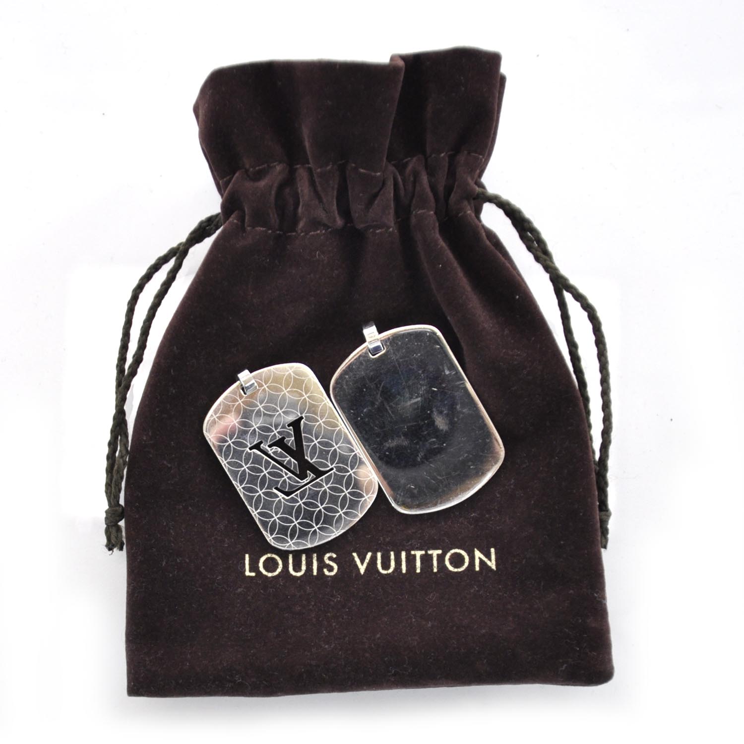 LOUIS VUITTON Champs Elysees Dog Tags 29705