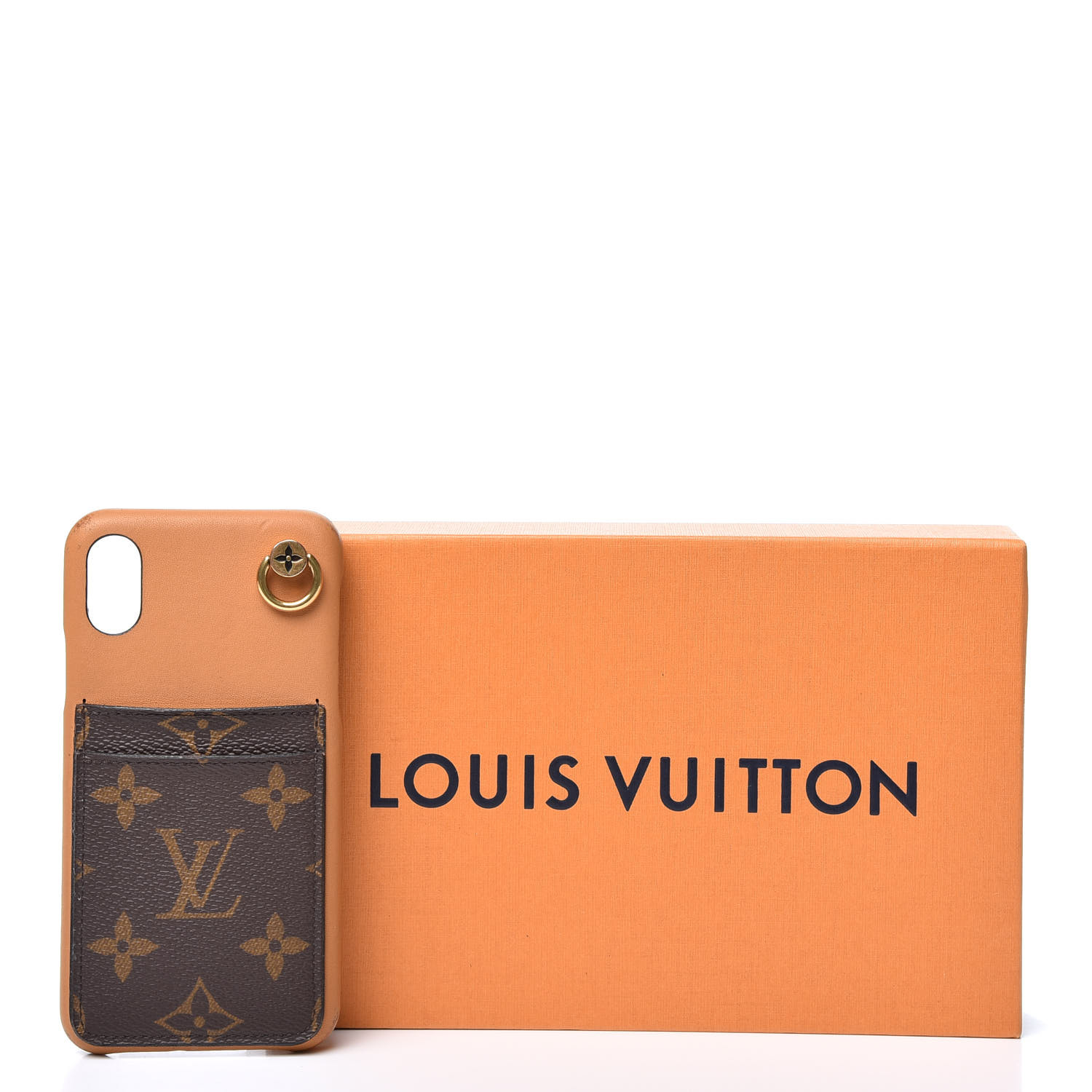 LOUIS VUITTON Monogram Vachetta iPhone X/XS Pro Bumper 548520