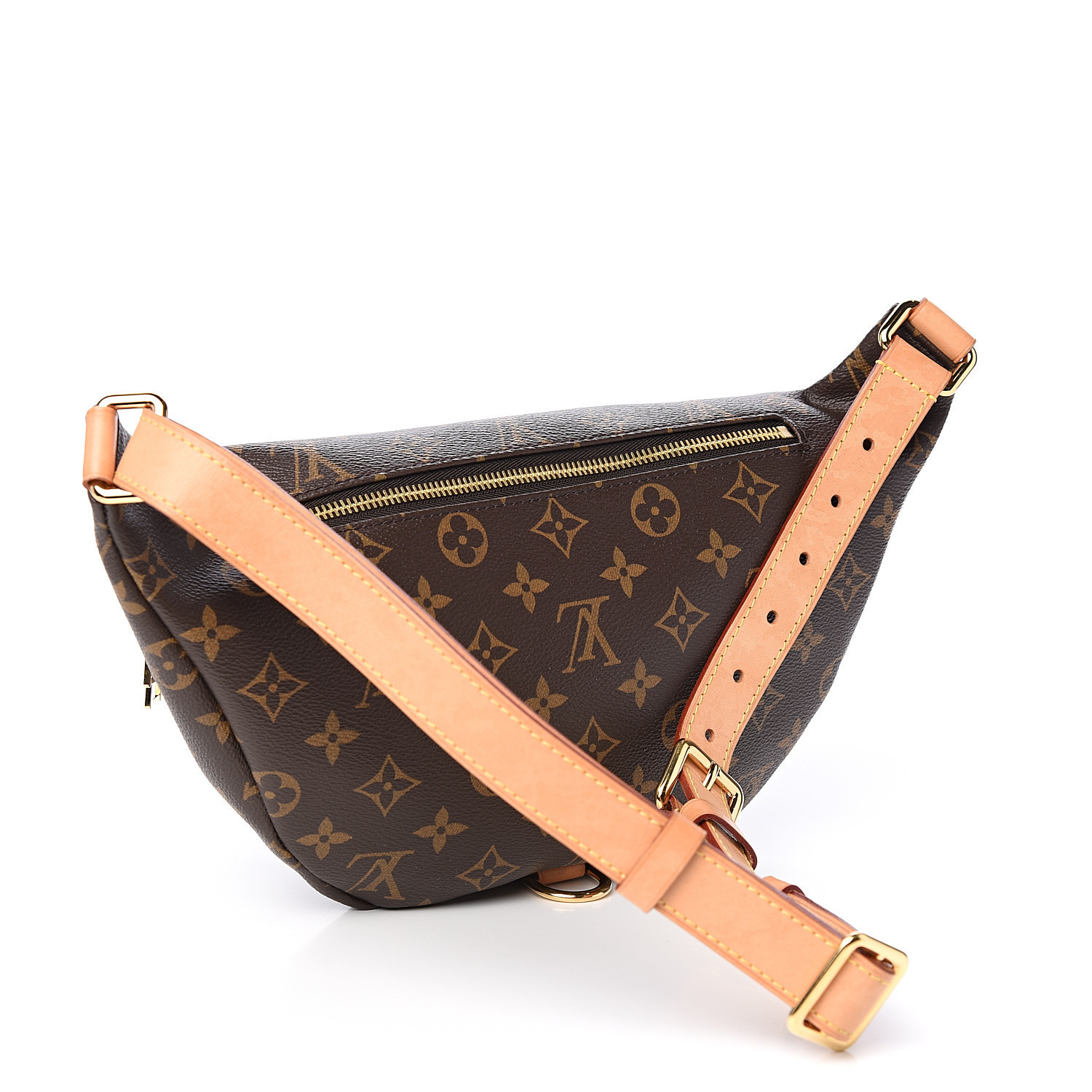 Authentic LOUIS VUITTON Monogram Bum bag M43644 Bag Used from