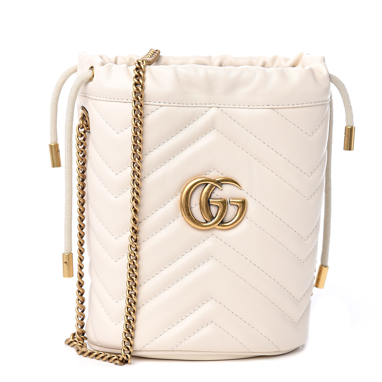 gucci bucket bag white