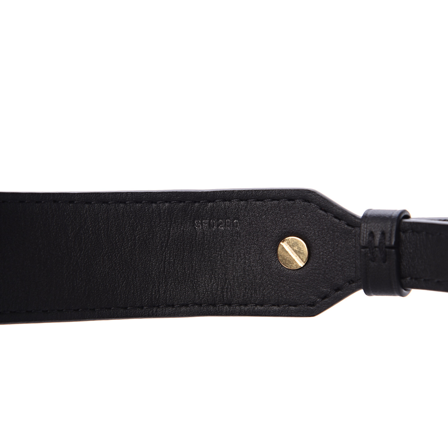 LOUIS VUITTON Monogram Bandouliere Shoulder Strap XL Black 555065