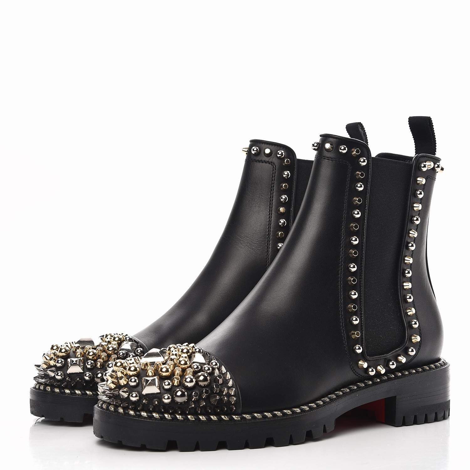 studded louboutin boots