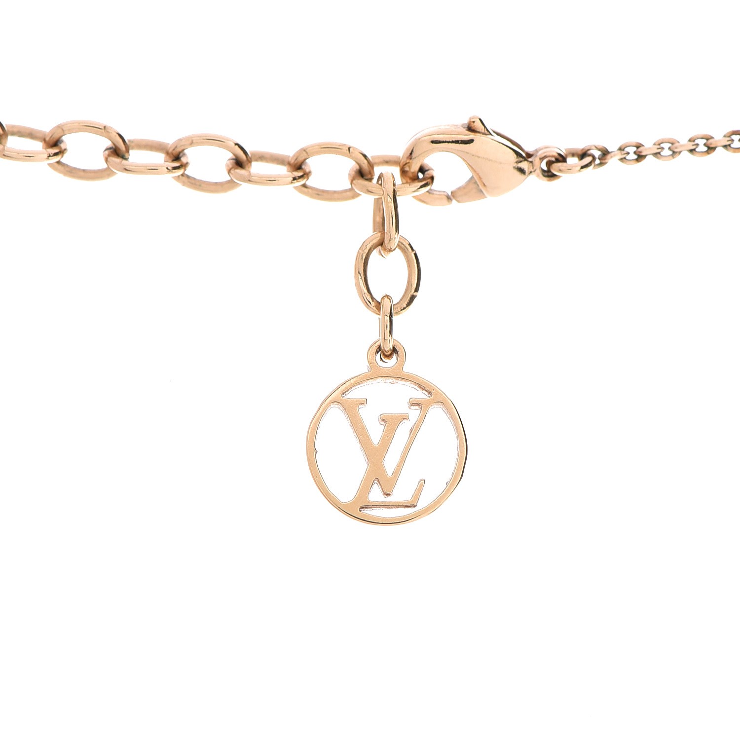 LOUIS VUITTON LV And Me Letter B Necklace Gold 209119