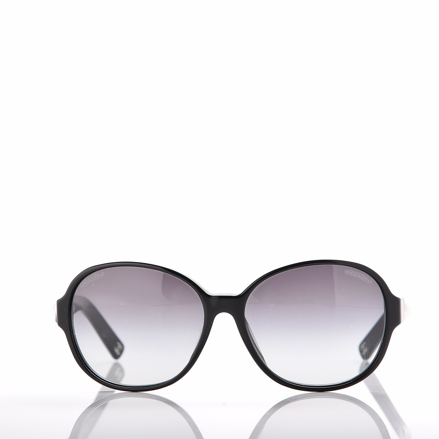 CHANEL CC Pearl Sunglasses 5131-H-A Black 216169