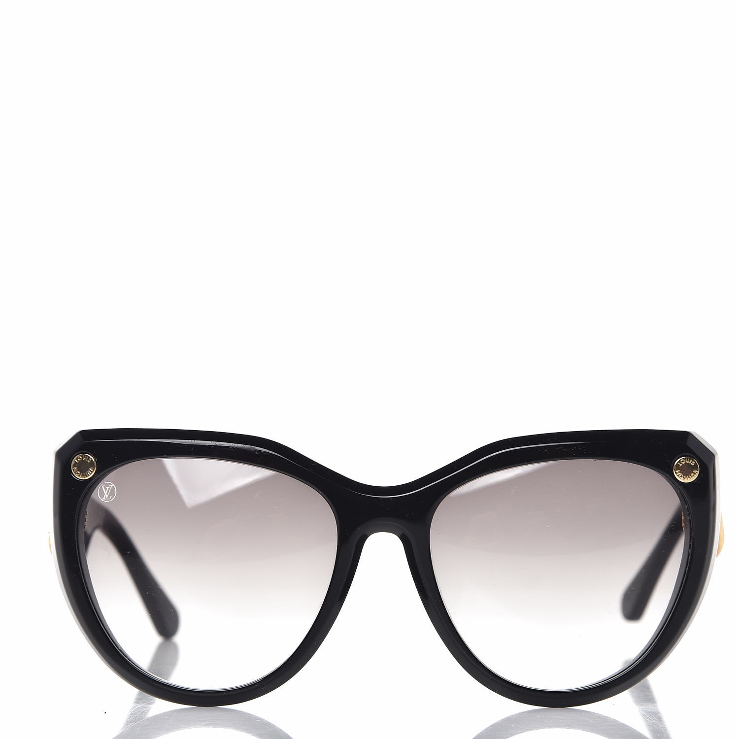 Louis Vuitton Black Acetate My Fair Lady Sunglasses Z0902W - Yoogi's Closet