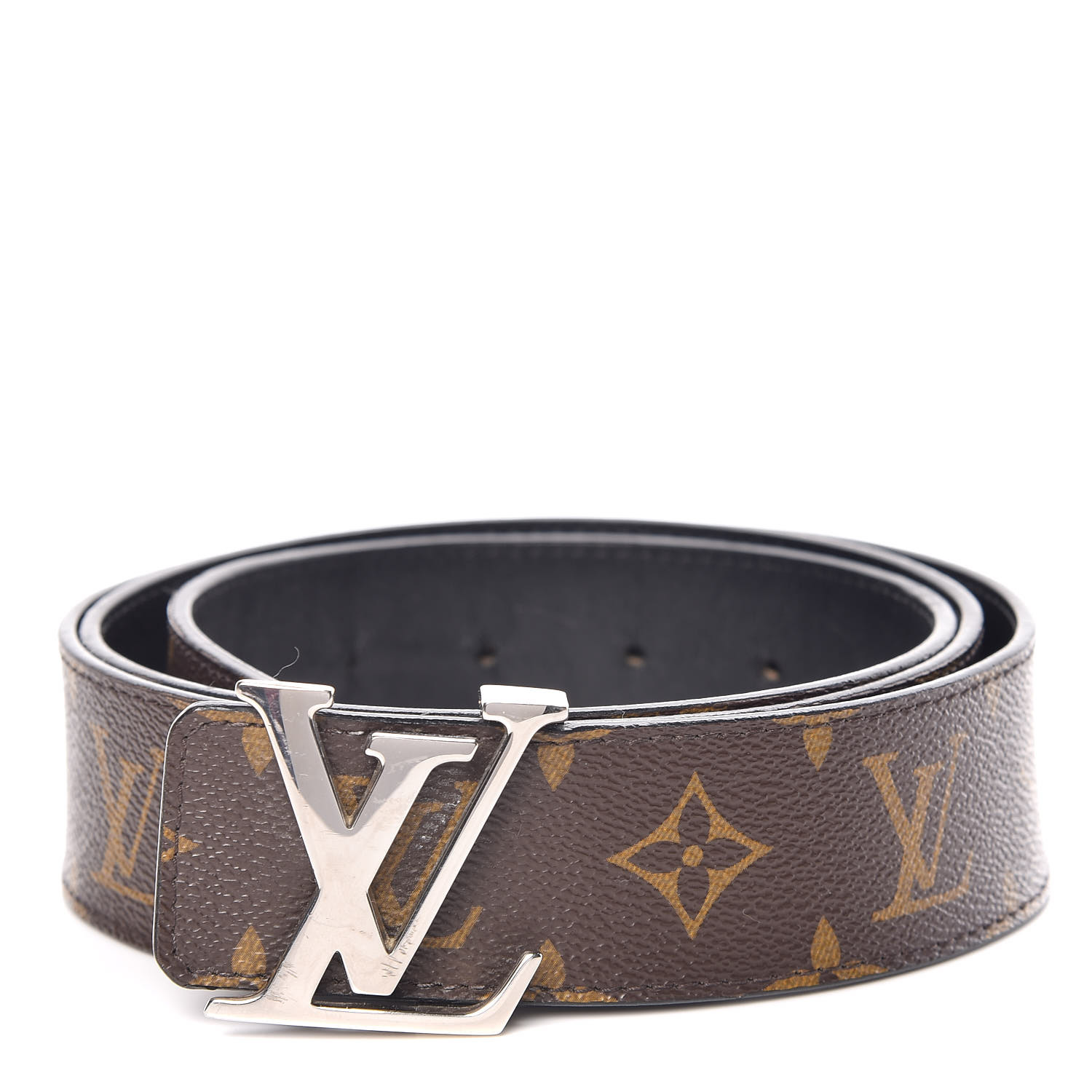 LOUIS VUITTON Monogram 40mm LV Initiales Belt 110 44 392444