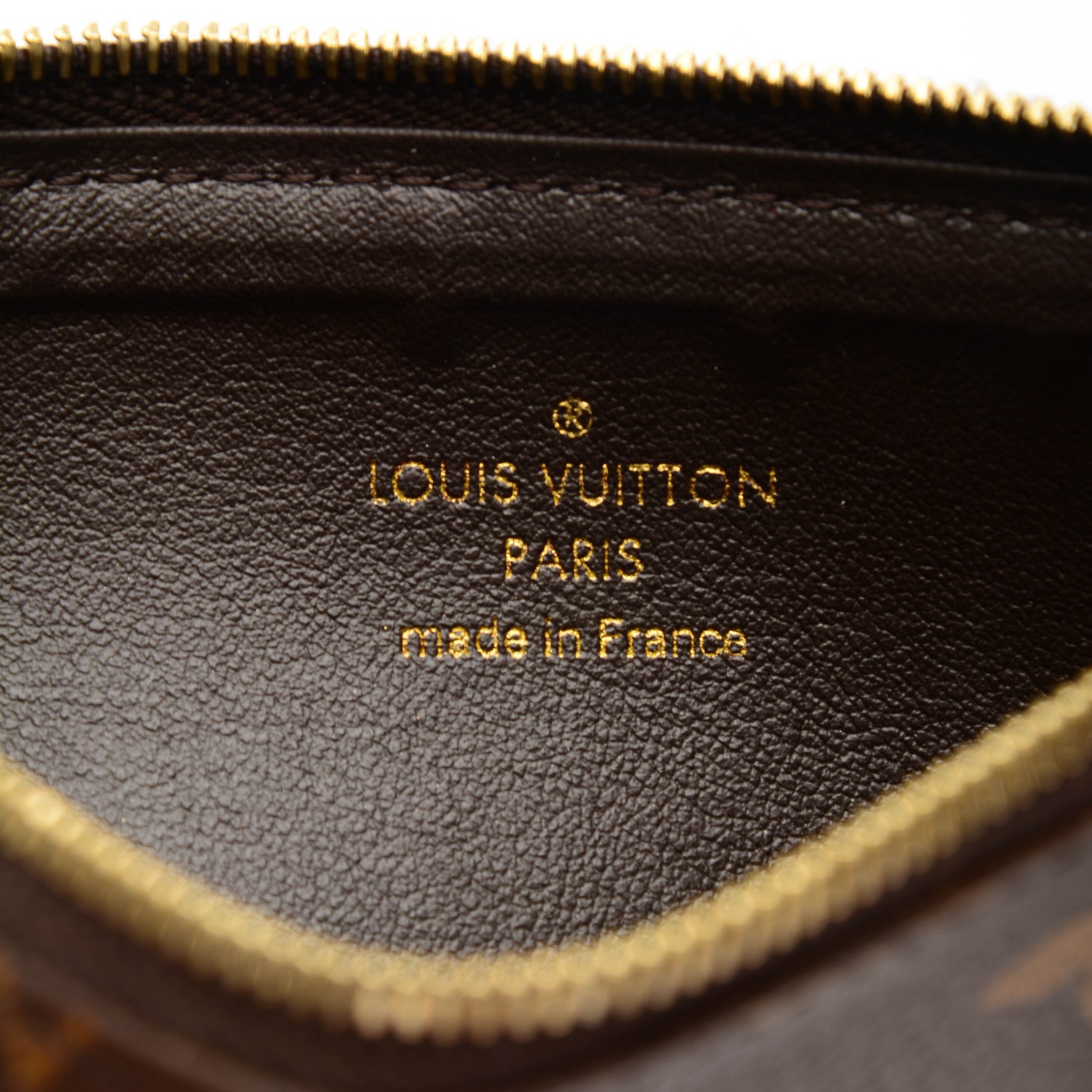 Louis Vuitton Monogram Felicie Chain Wallet Card Holder Insert
