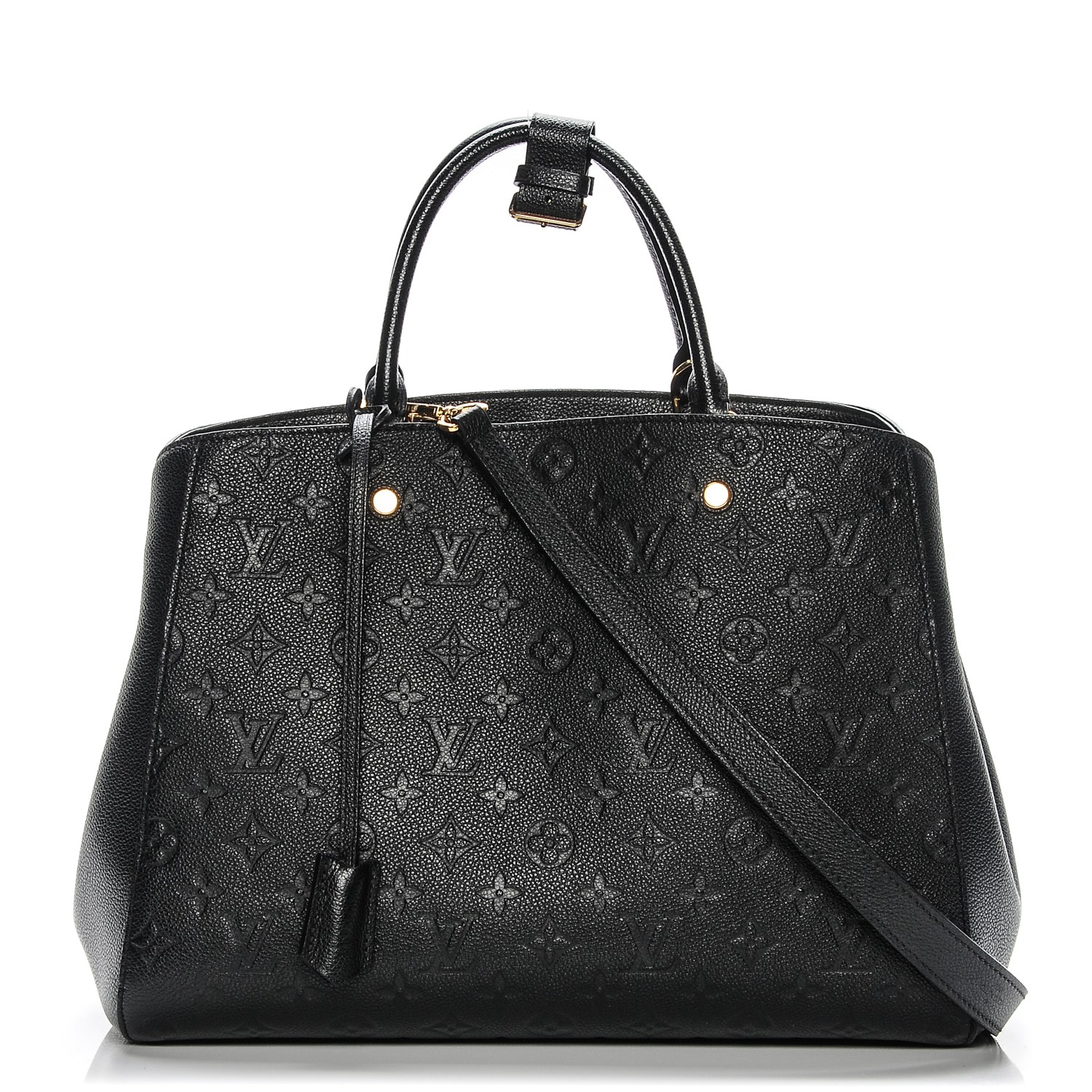 lv montaigne gm blackout LOUIS VUITTON Empreinte Montaigne GM Black 194998