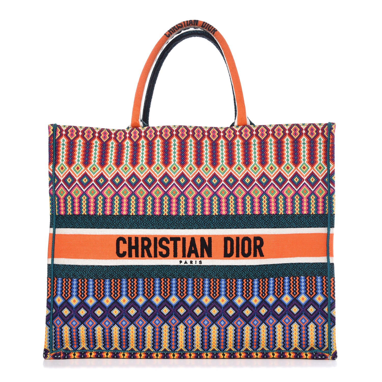 christian dior tote bag orange
