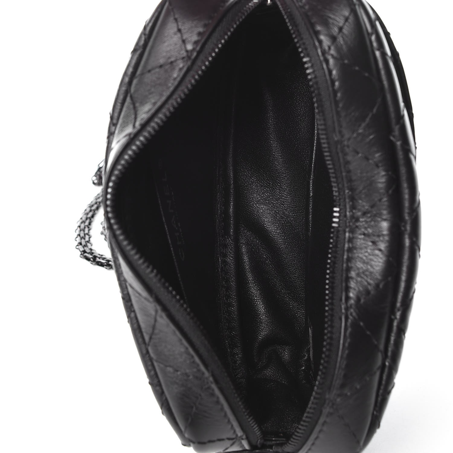 CHANEL Aged Calfskin Quilted Mini Reissue Camera Case So Black 400472