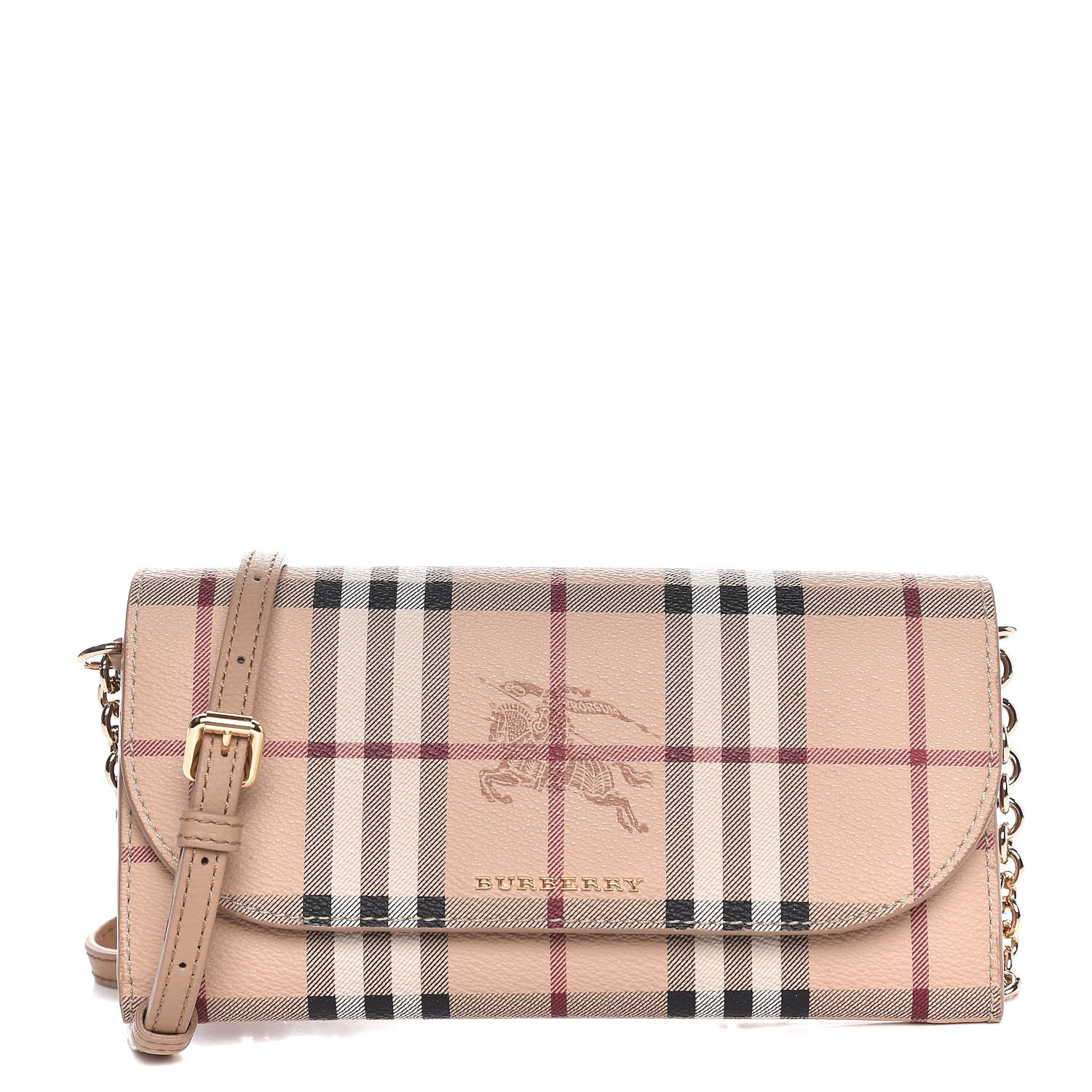 burberry henley leather wallet on a chain