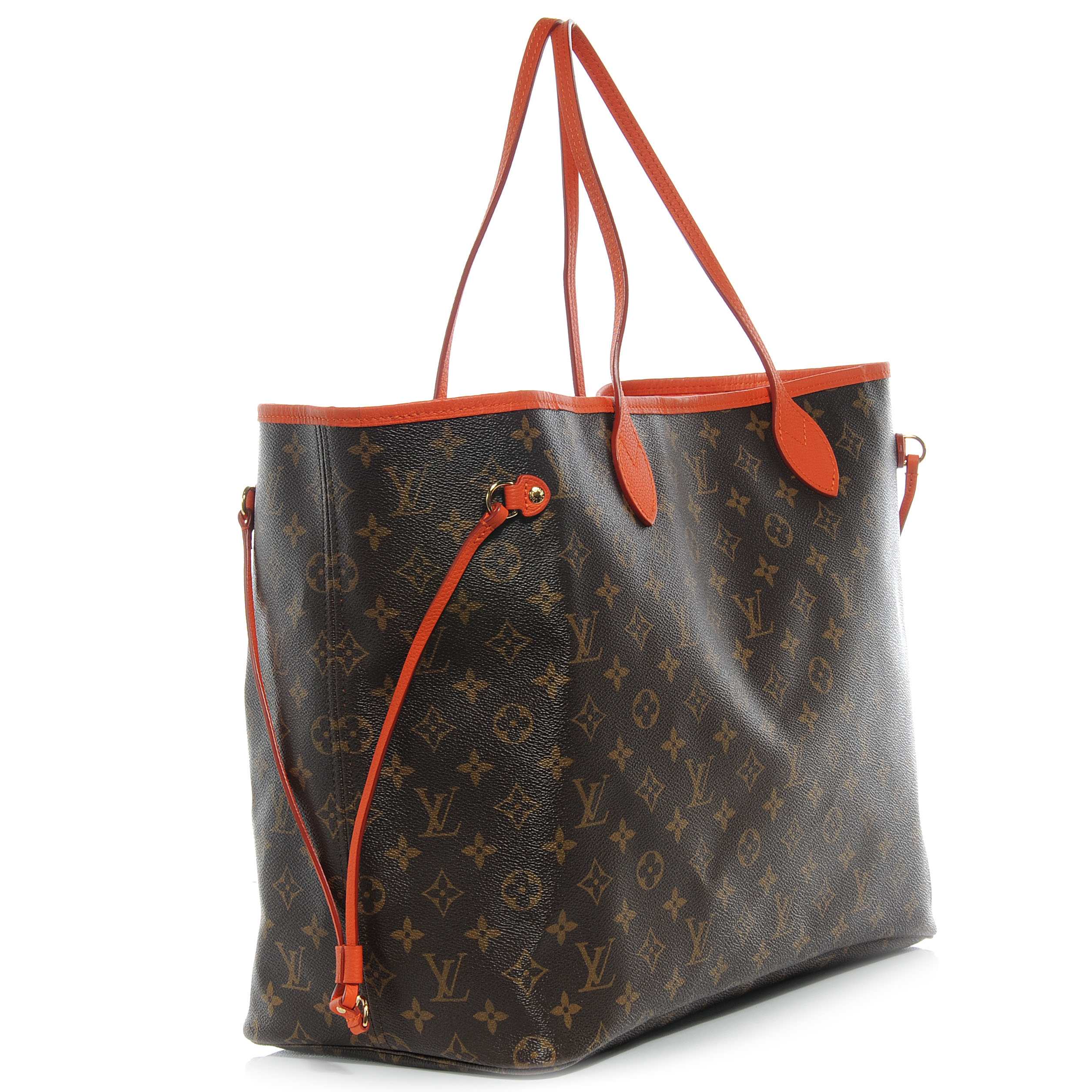 LOUIS VUITTON Monogram Ikat San Francisco LV Cup Neverfull GM Orange 55429