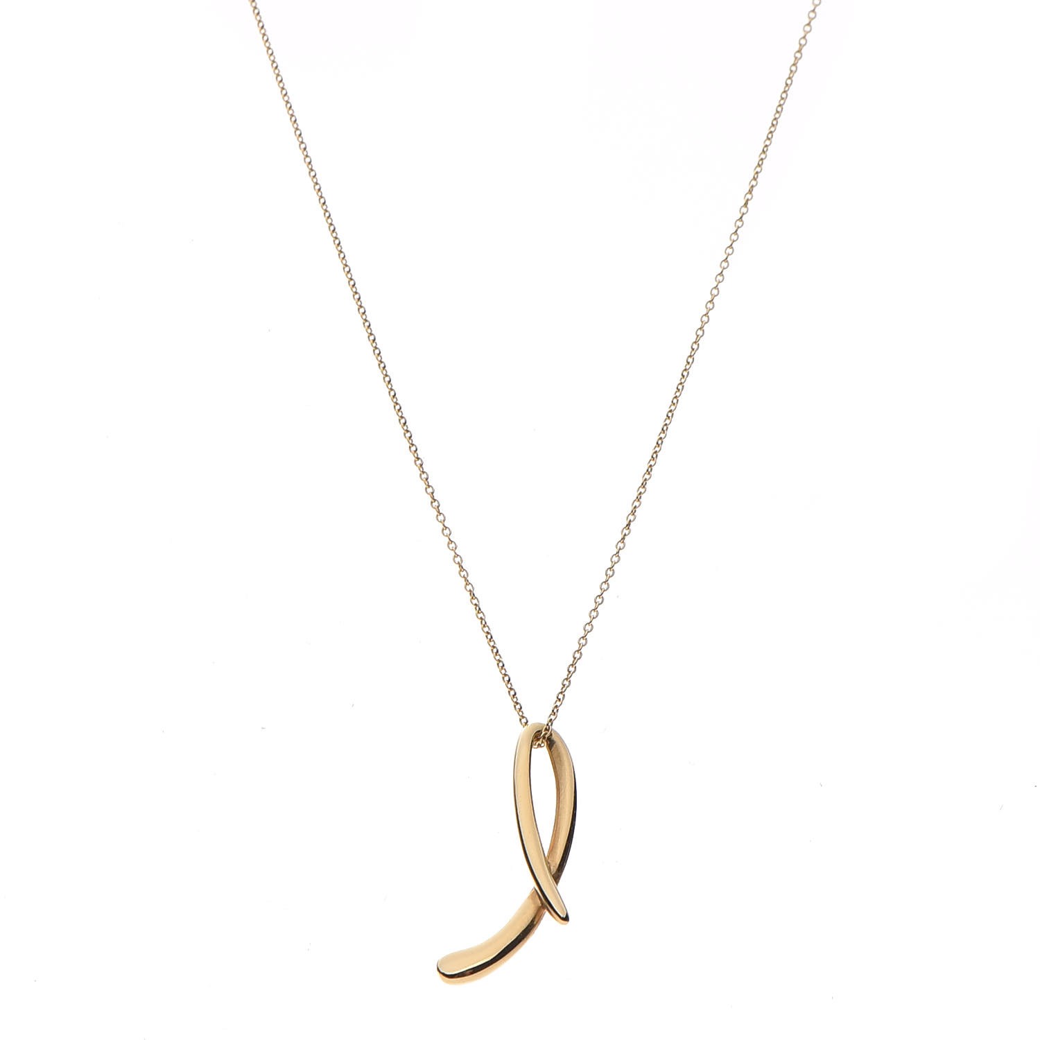 elsa peretti letter l pendant