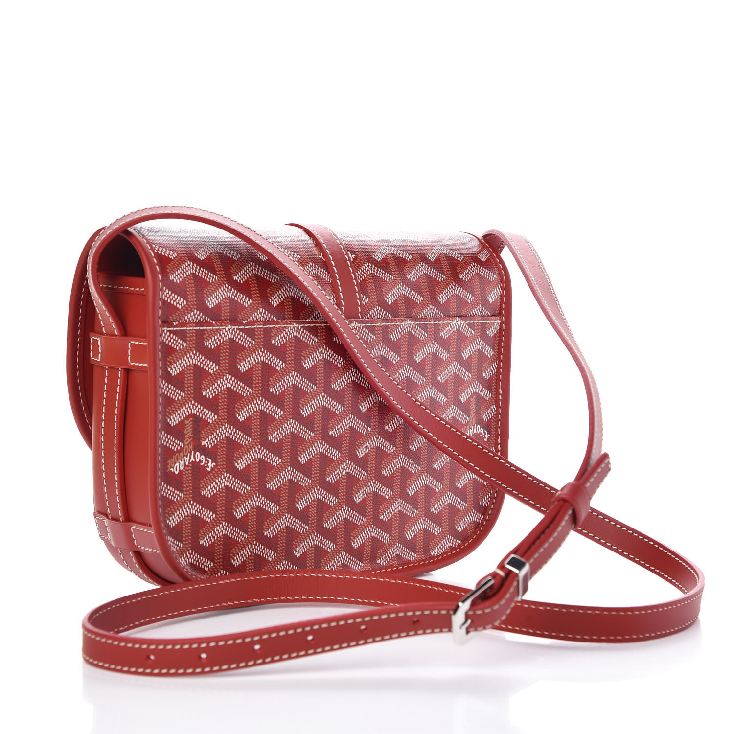 goyard messenger bag red