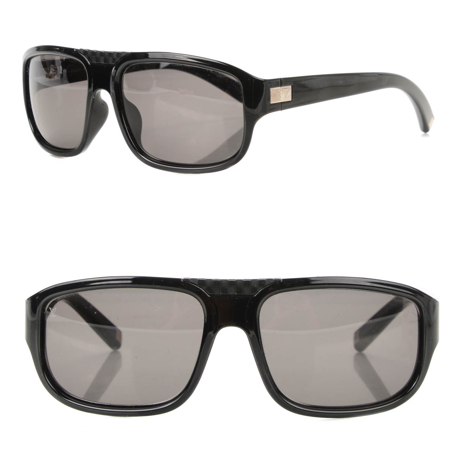 LOUIS VUITTON Enigme Sunglasses Z0331E Black 142176