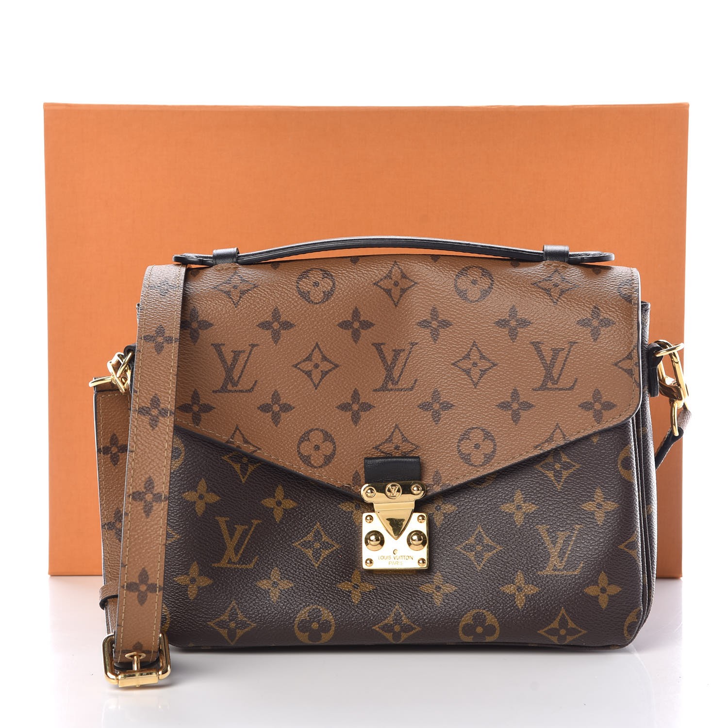 LOUIS VUITTON Reverse Monogram Pochette Metis 347983