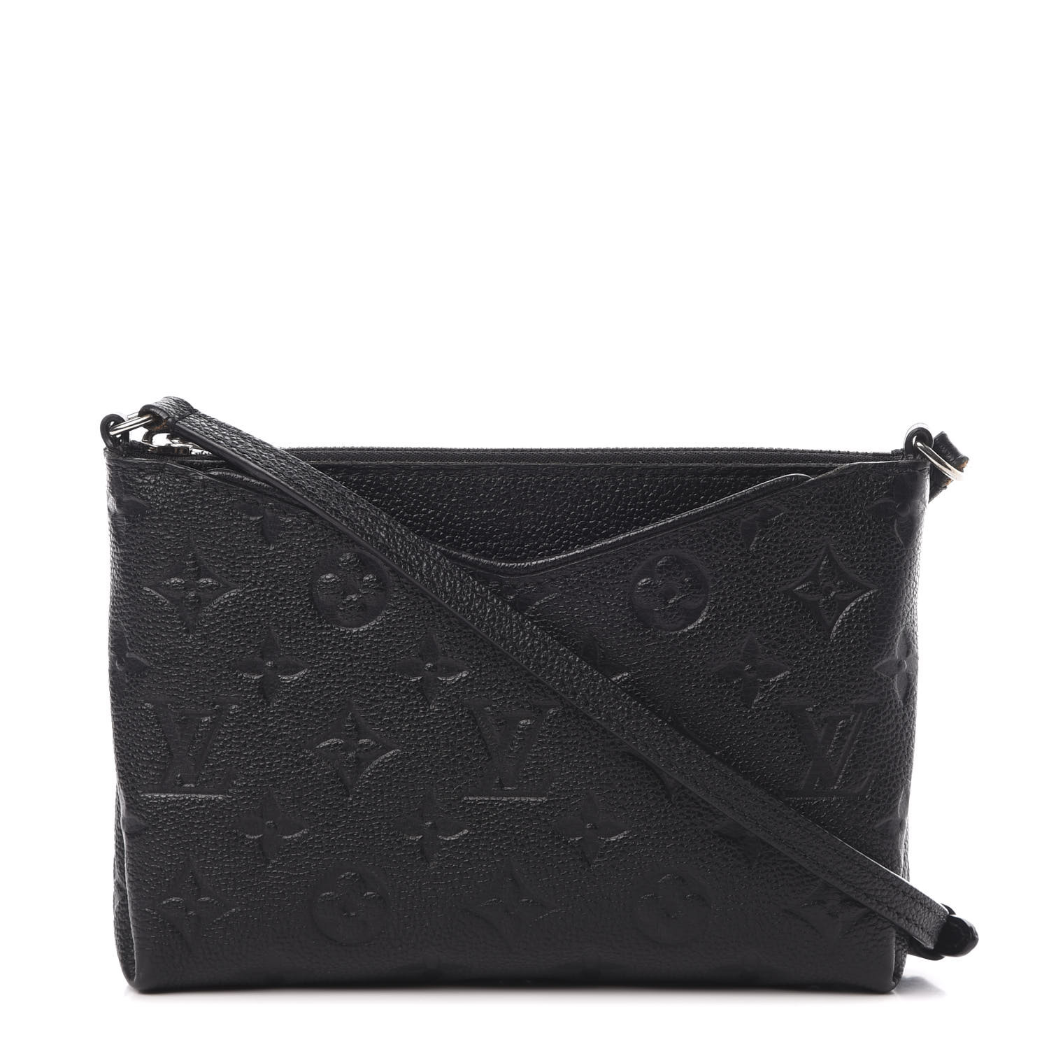 louis vuitton black embossed crossbody