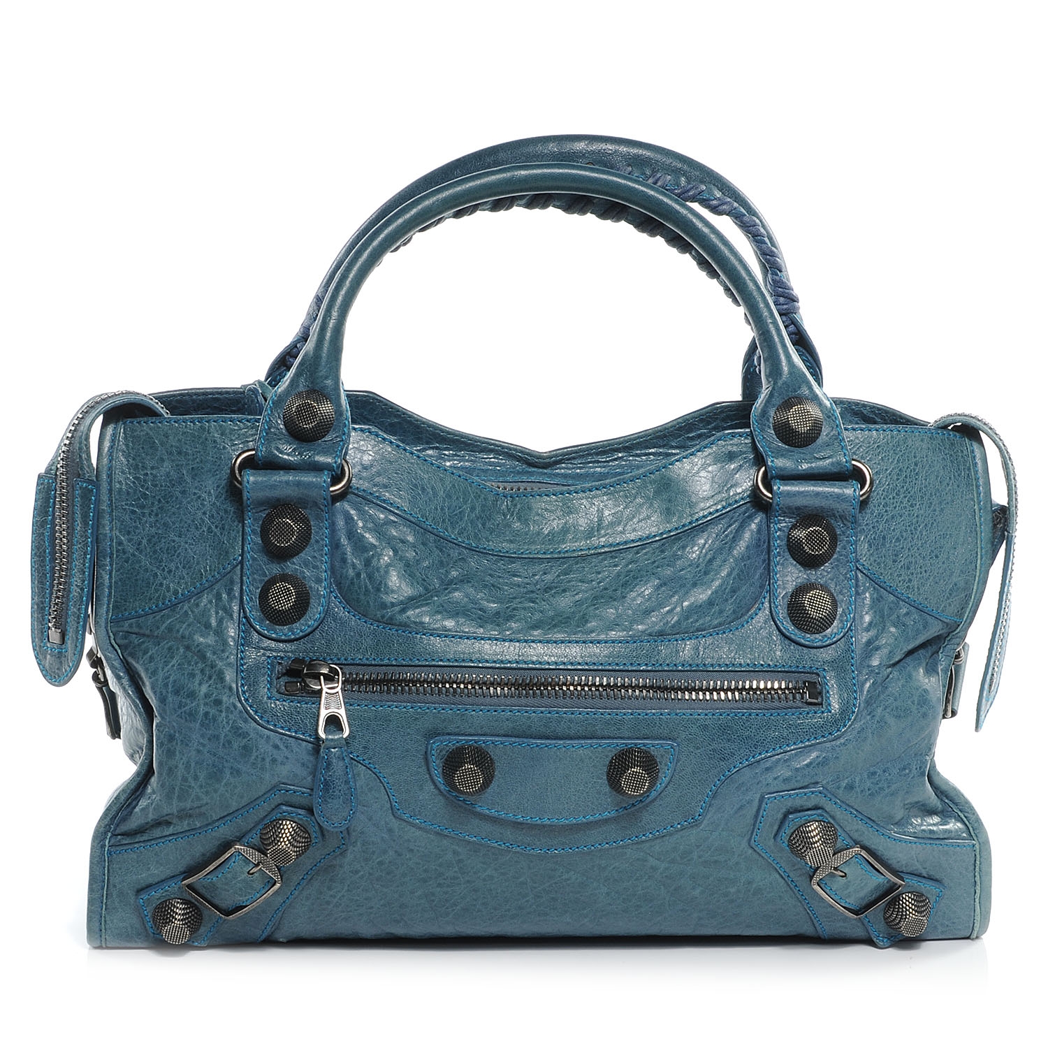 Balenciaga Chevre Giant 21 Gunmetal City Neiman Marcus Le
