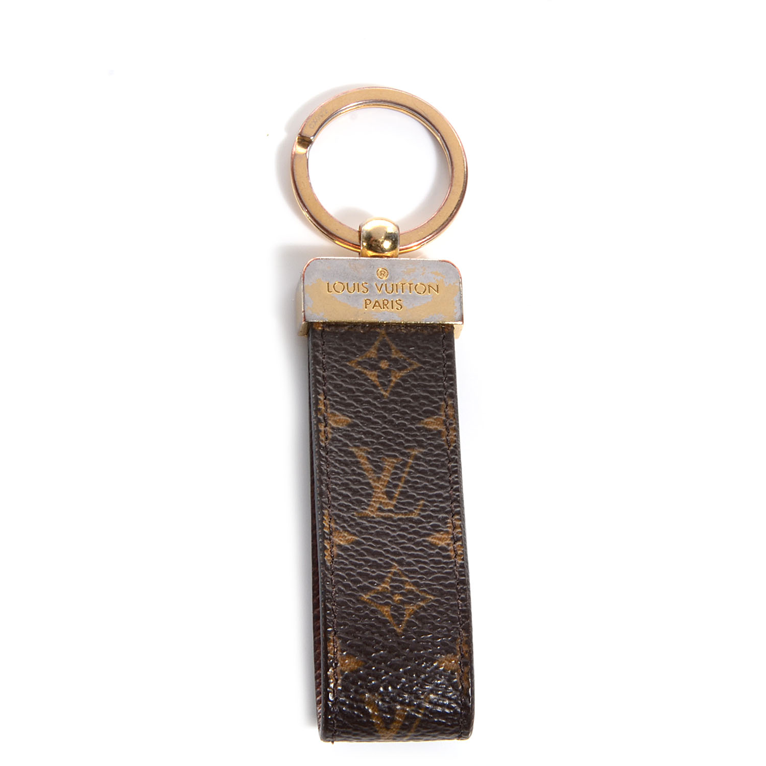 LOUIS VUITTON Monogram Dragonne Key Holder 78019