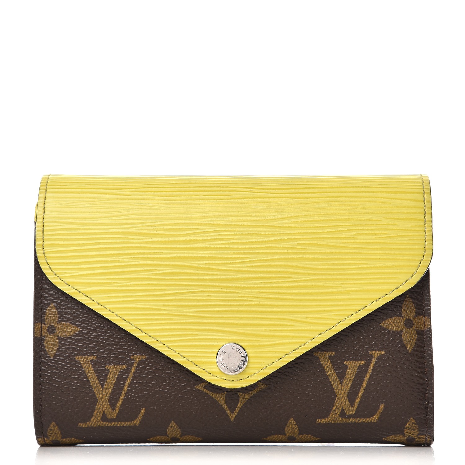 LOUIS VUITTON Epi Monogram Marie-Lou Compact Wallet Pistache 234219